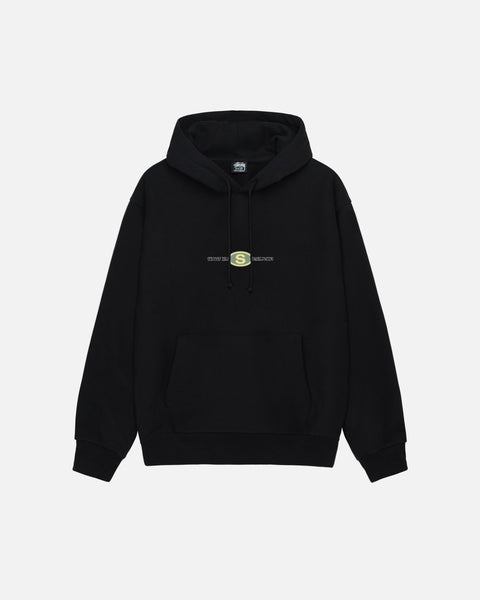 Worldwide Dot Hood Mens Long Sleeve In Black