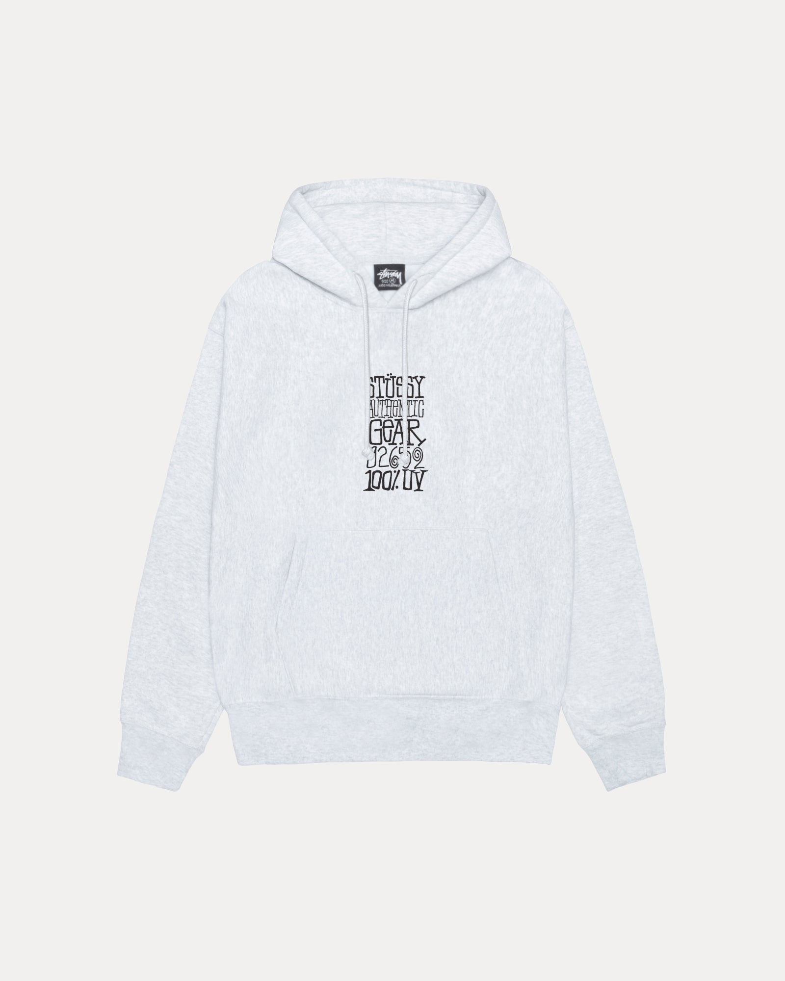 Authentic Gear Hood Mens Long Sleeve In Ash Heather