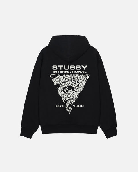 Dragon Hood Mens Long Sleeve In Black