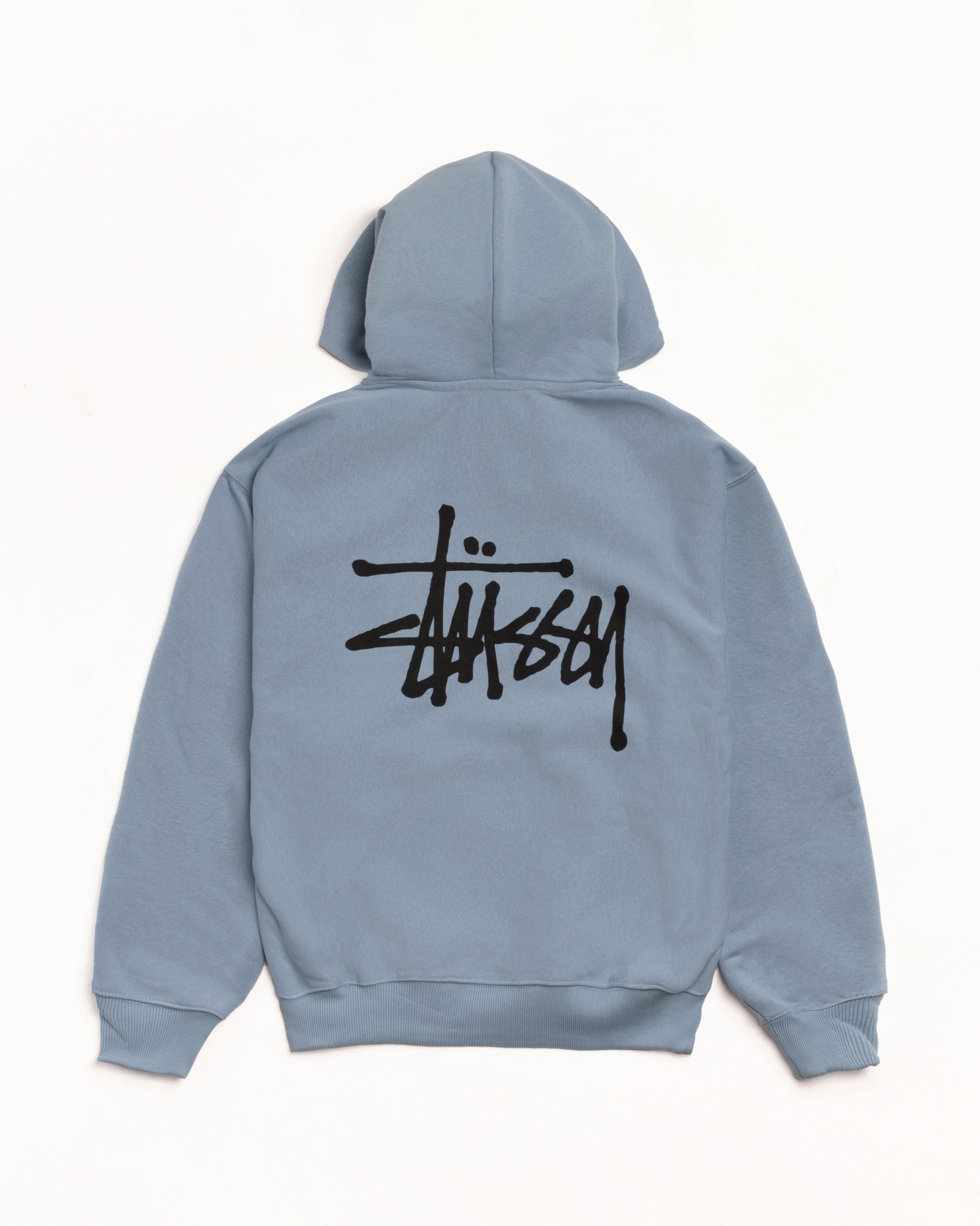 Basic Stüssy Zip Hoodie – Slate | Tee & Sweats | Stüssy Canada