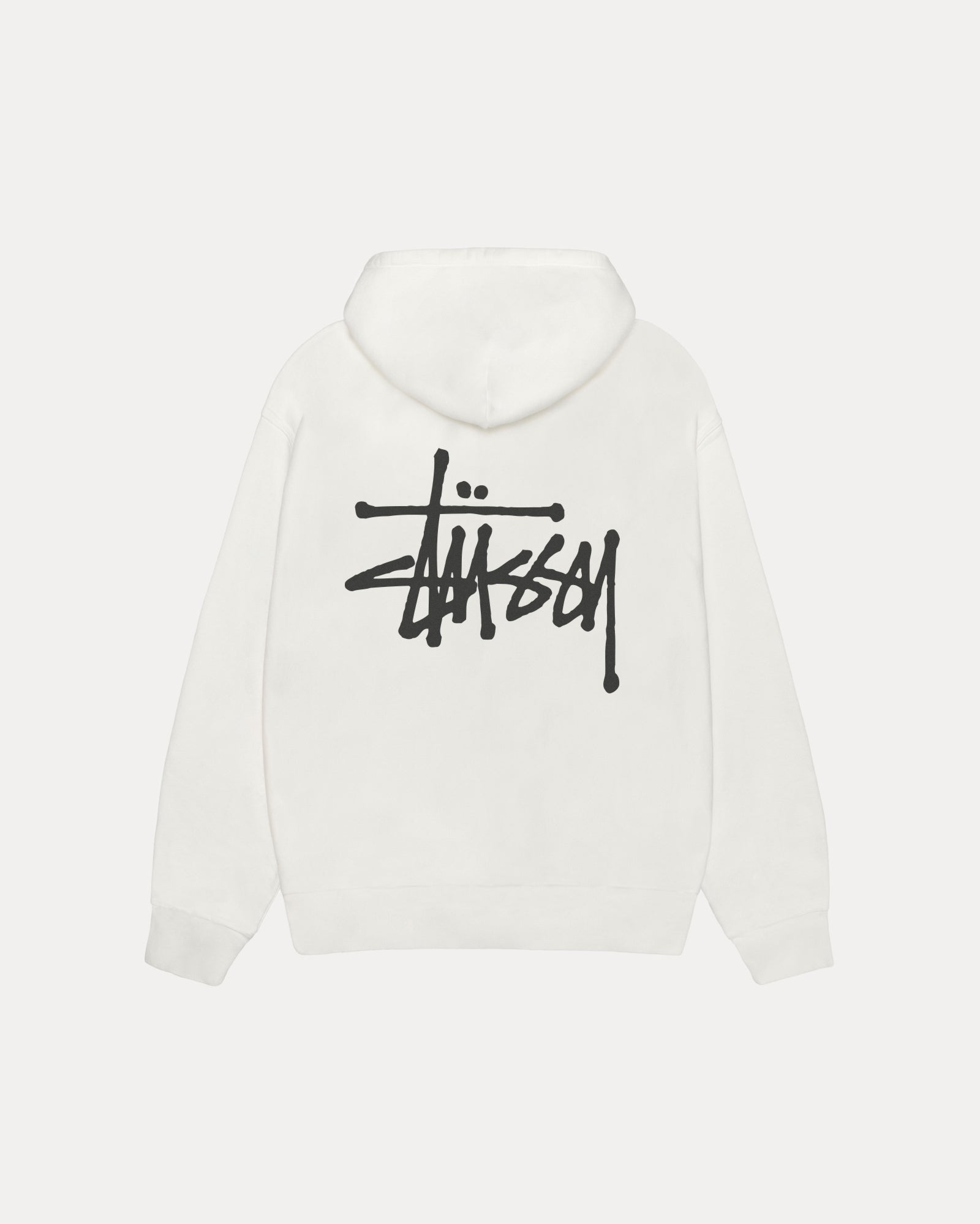 Basic Stussy Pig Dyed Zip Hood Mens Long Sleeve In Natural