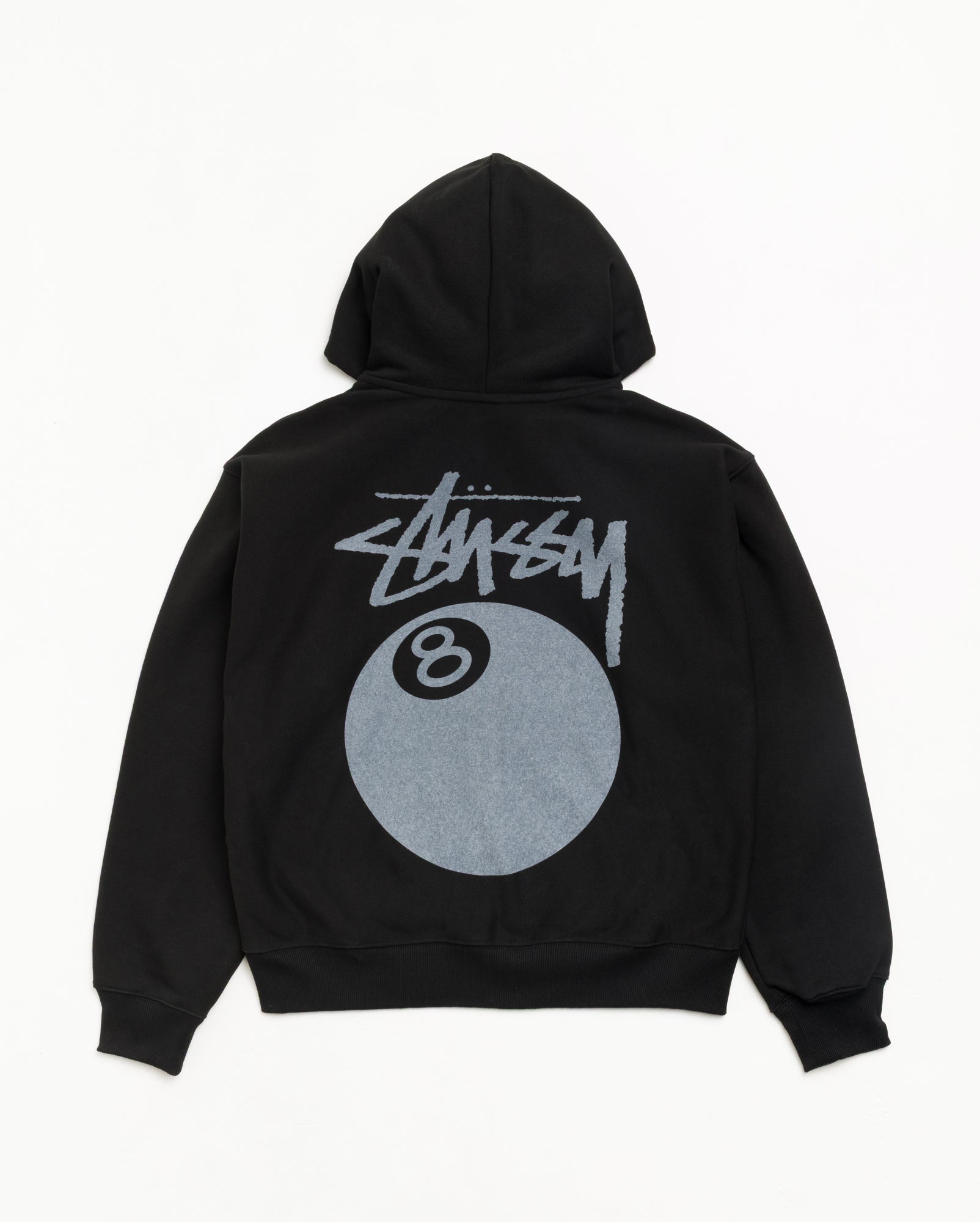 8 Ball Zip Hoodie - Black | Hoodies & Sweatshirts | Stüssy Canada