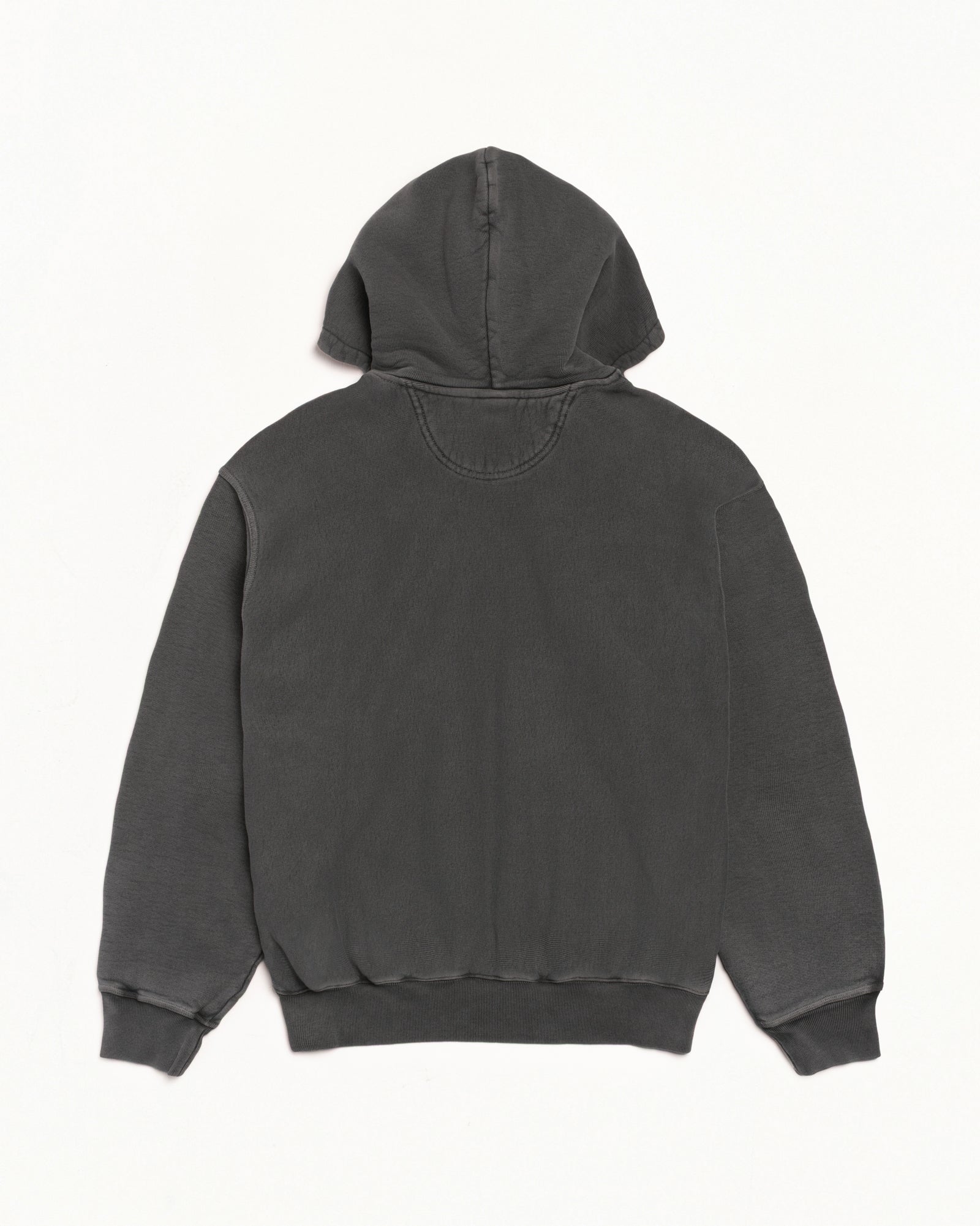 Stussy Wear Pig. Dyed Zip Hood Mens Long Sleeve In Black