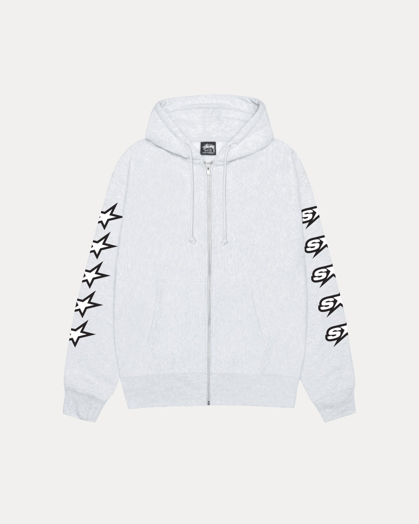 Speedway Zip Hood Mens Long Sleeve In Ash Heather
