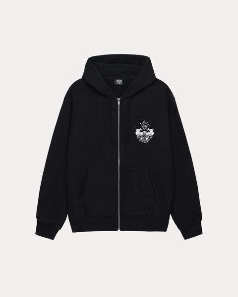 Built To Last Zip Hood Mens Long Sleeve In Black