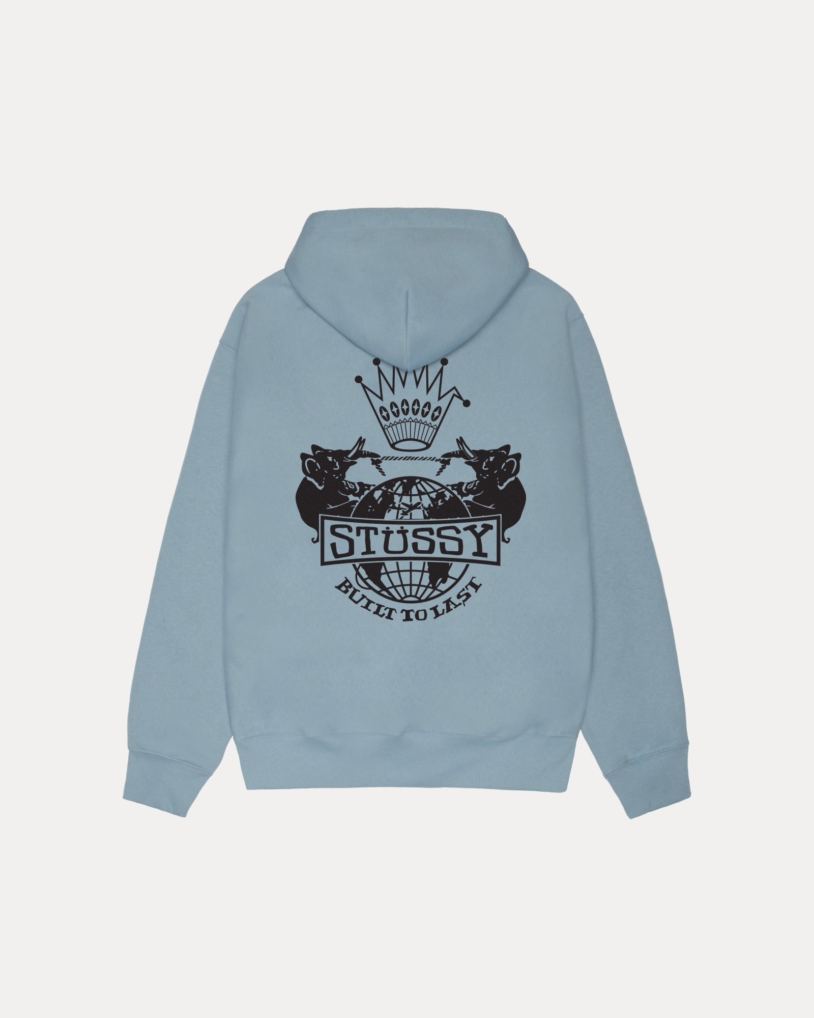 Built To Last Zip Hood Mens Long Sleeve In Slate
