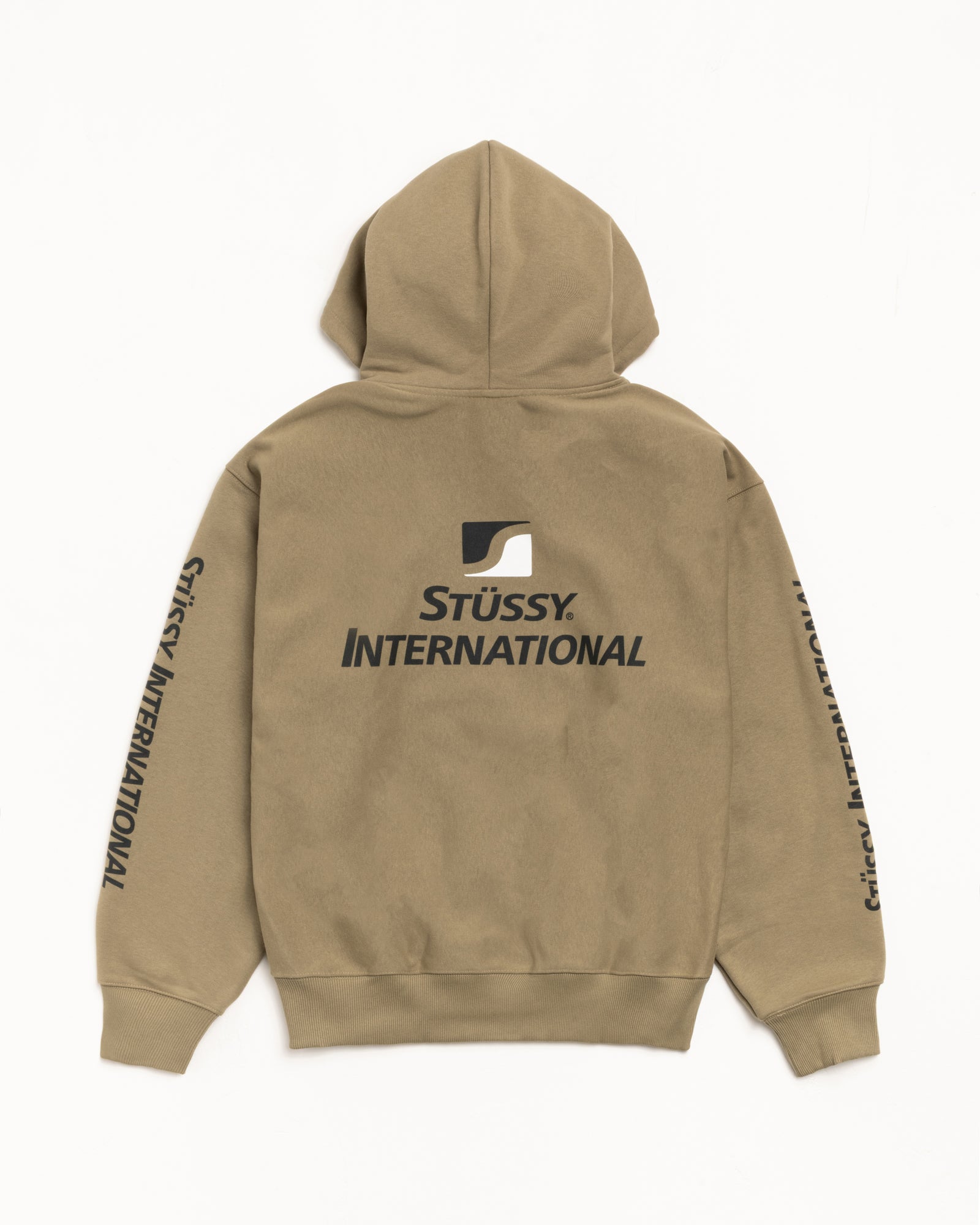 24w⭐️Stussy RELAXED HOODIE INTERNATIONAL Stussy International Relaxed Hoodie Ivory Men's - SS24 - US
