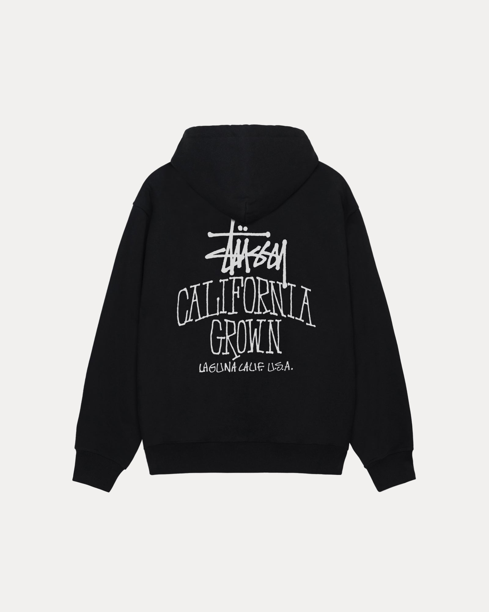 Cali Grown Zip Hood Mens Long Sleeve In Black