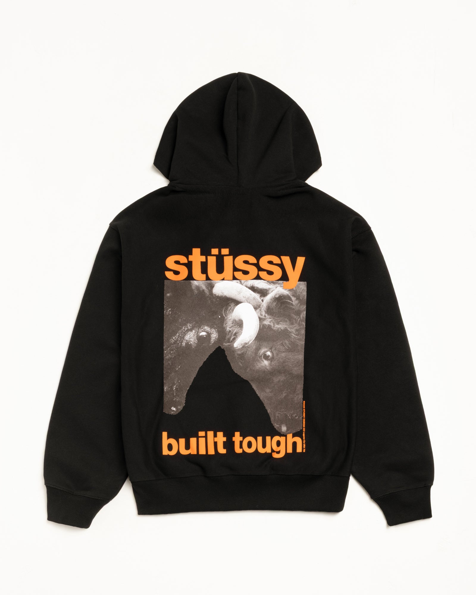 Built Tough Zip Hoodie – Black | Sweats | Stüssy Canada