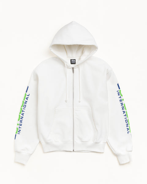 Blade Zip Hood Mens Long Sleeve In Off White
