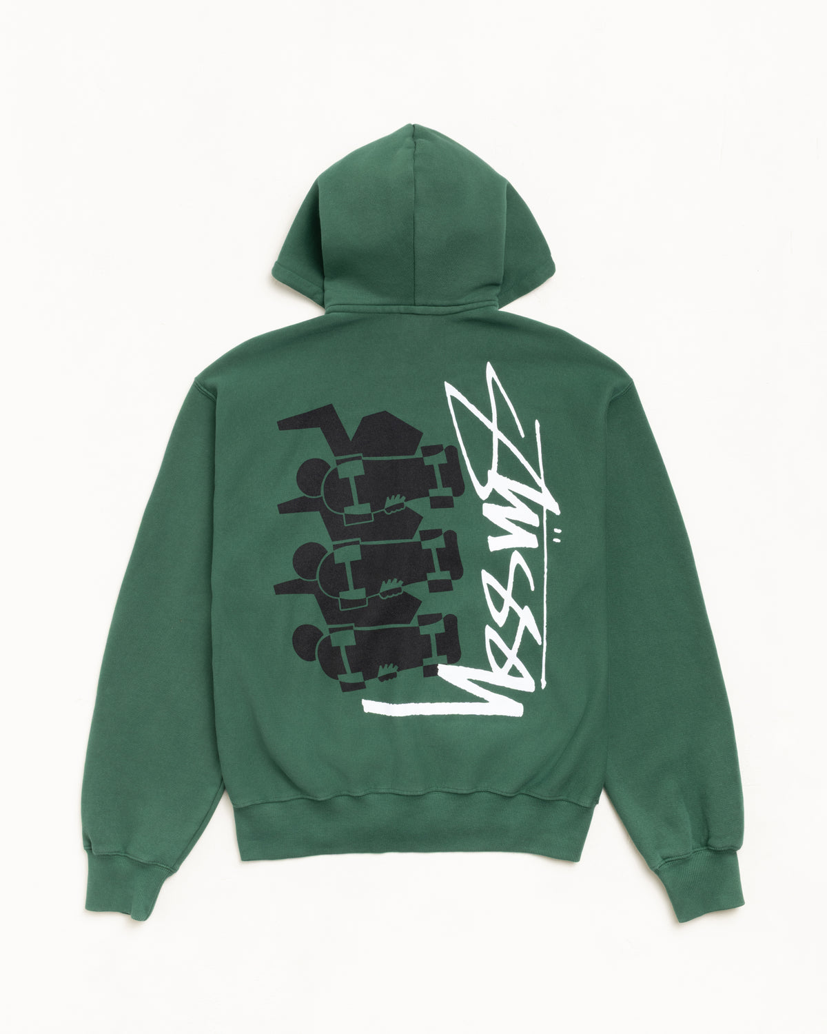 Skate Stack Zip Hoodie Pigment Dyed – Pine | Sweats | Stüssy Canada