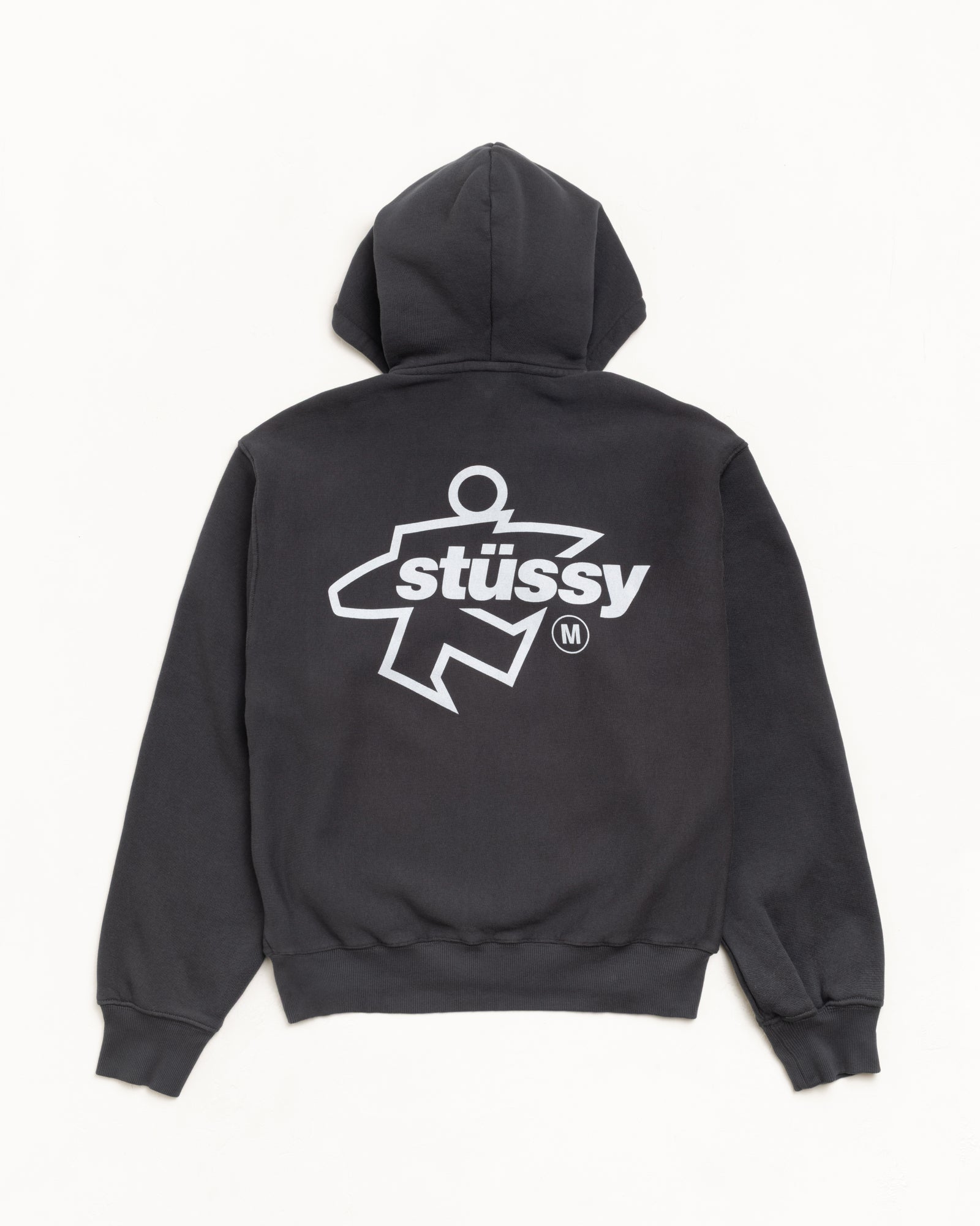STUSSY ベーシック プルオーバー フード パーカー ブラック XL STUSSY（ステューシー） パーカー プルオーバー メンズ & レディース