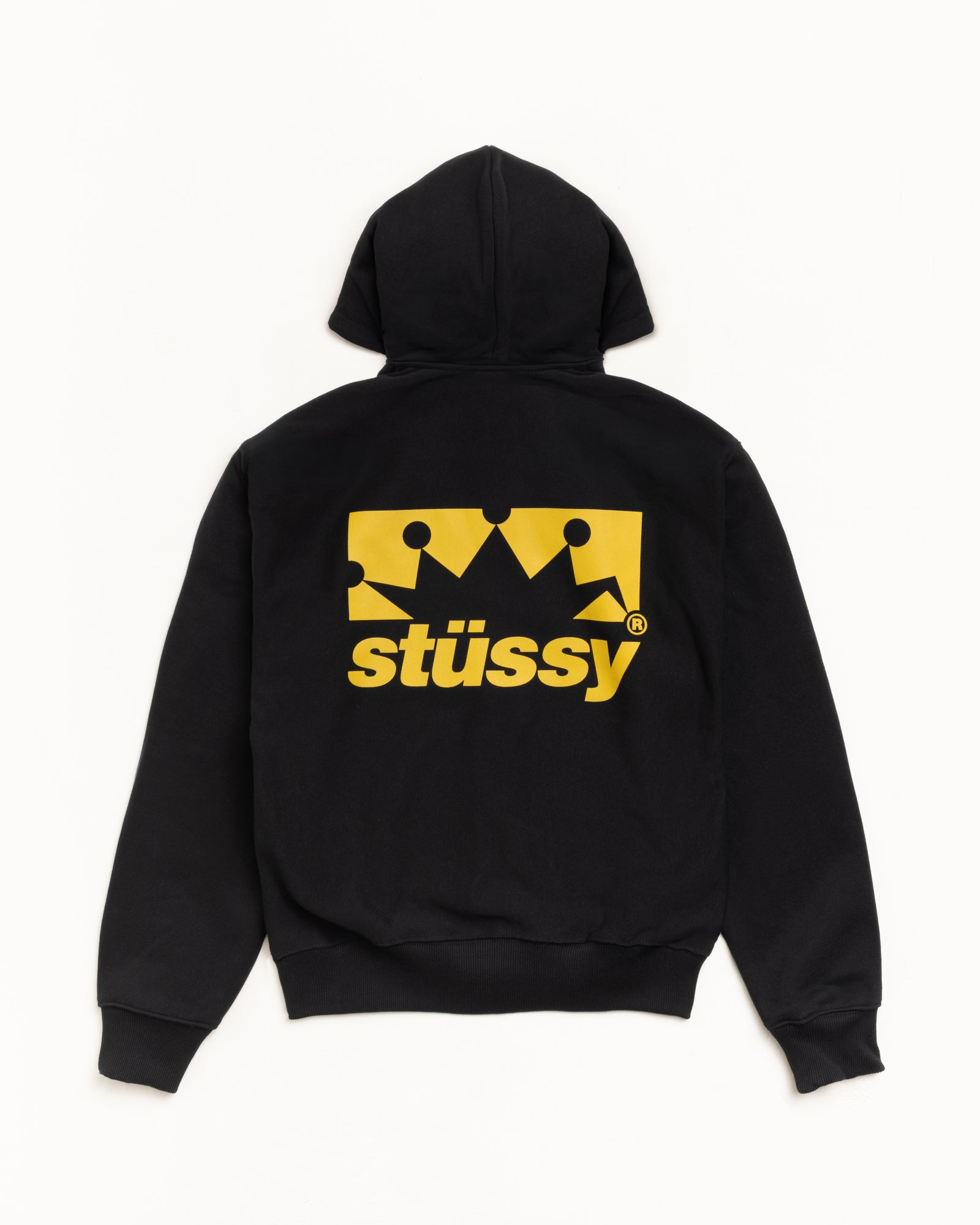 Box Crown Zip Hoodie – Black | Sweats | Stüssy Canada
