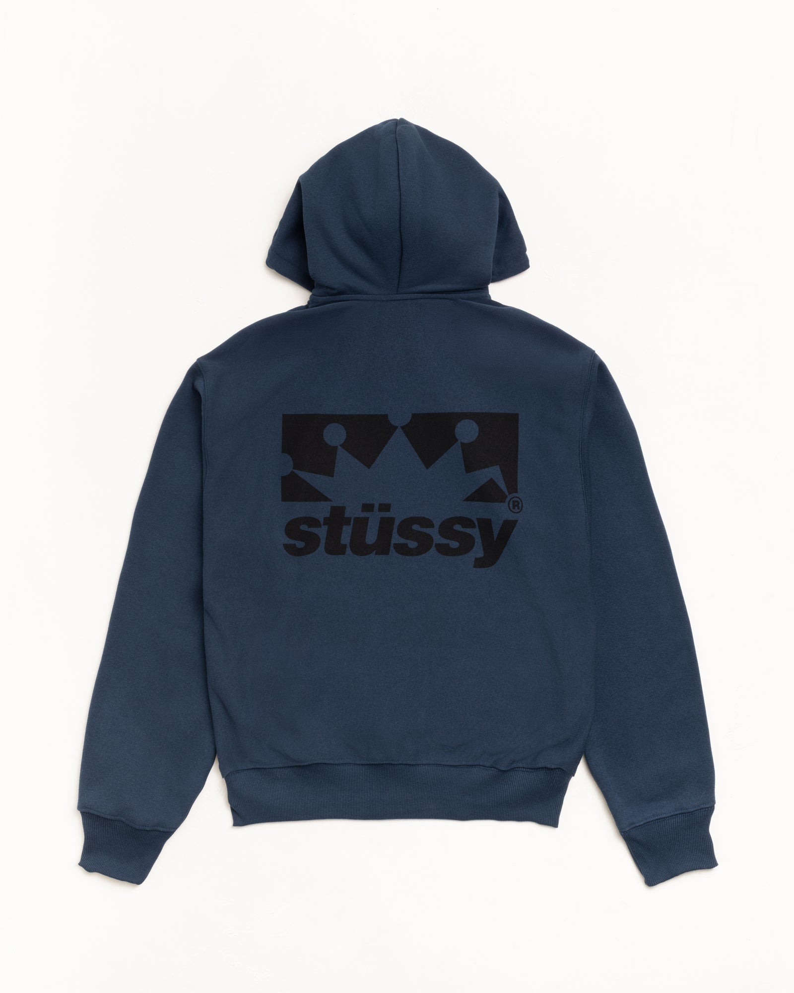 Box Crown Zip Hoodie – Navy | Sweats | Stüssy Canada