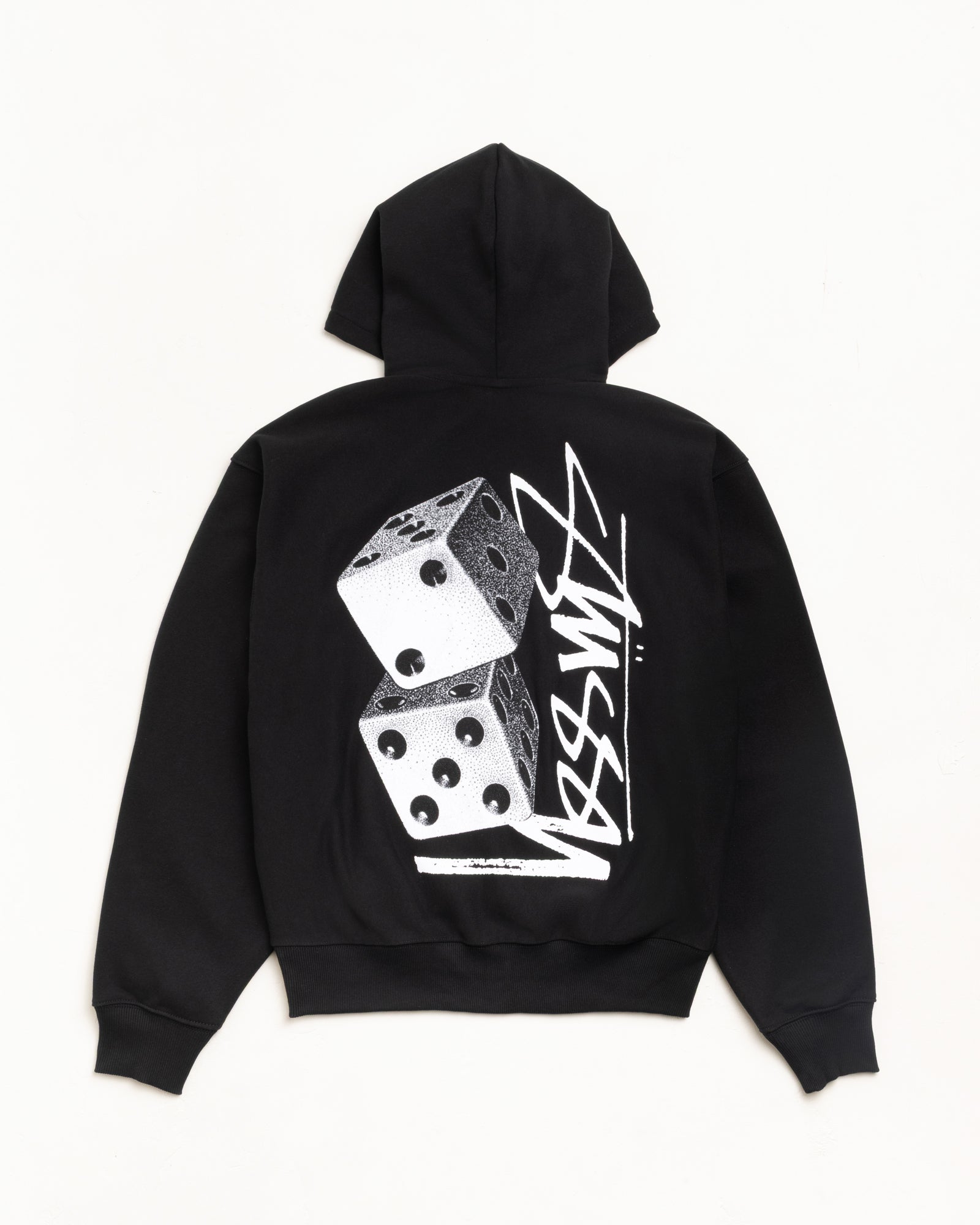 Tall Dice Zip Hoodie – Black | Sweats | Stüssy Canada