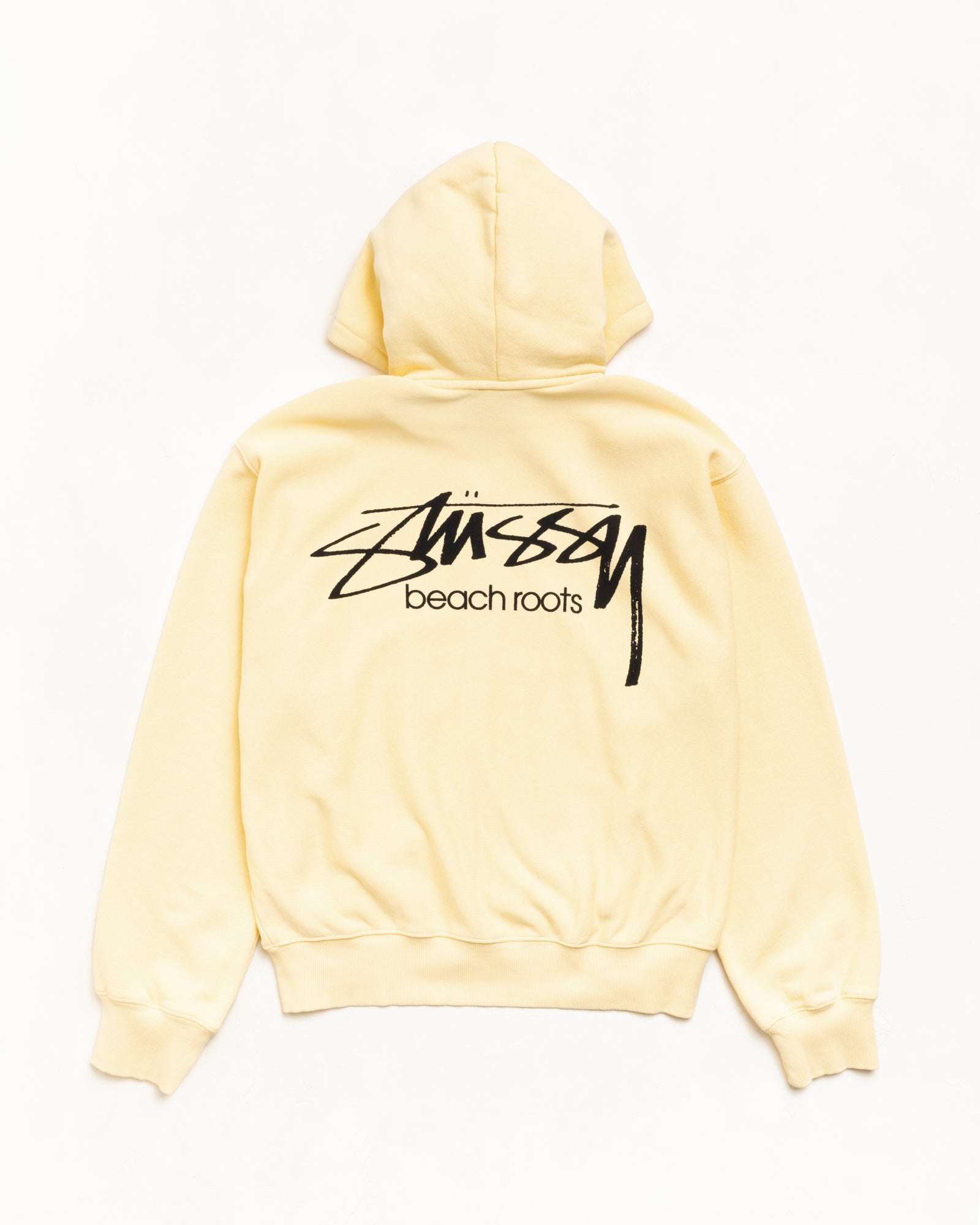 Beach Roots Zip Hoodie Garment Dyed – Gold | Sweats | Stüssy Canada