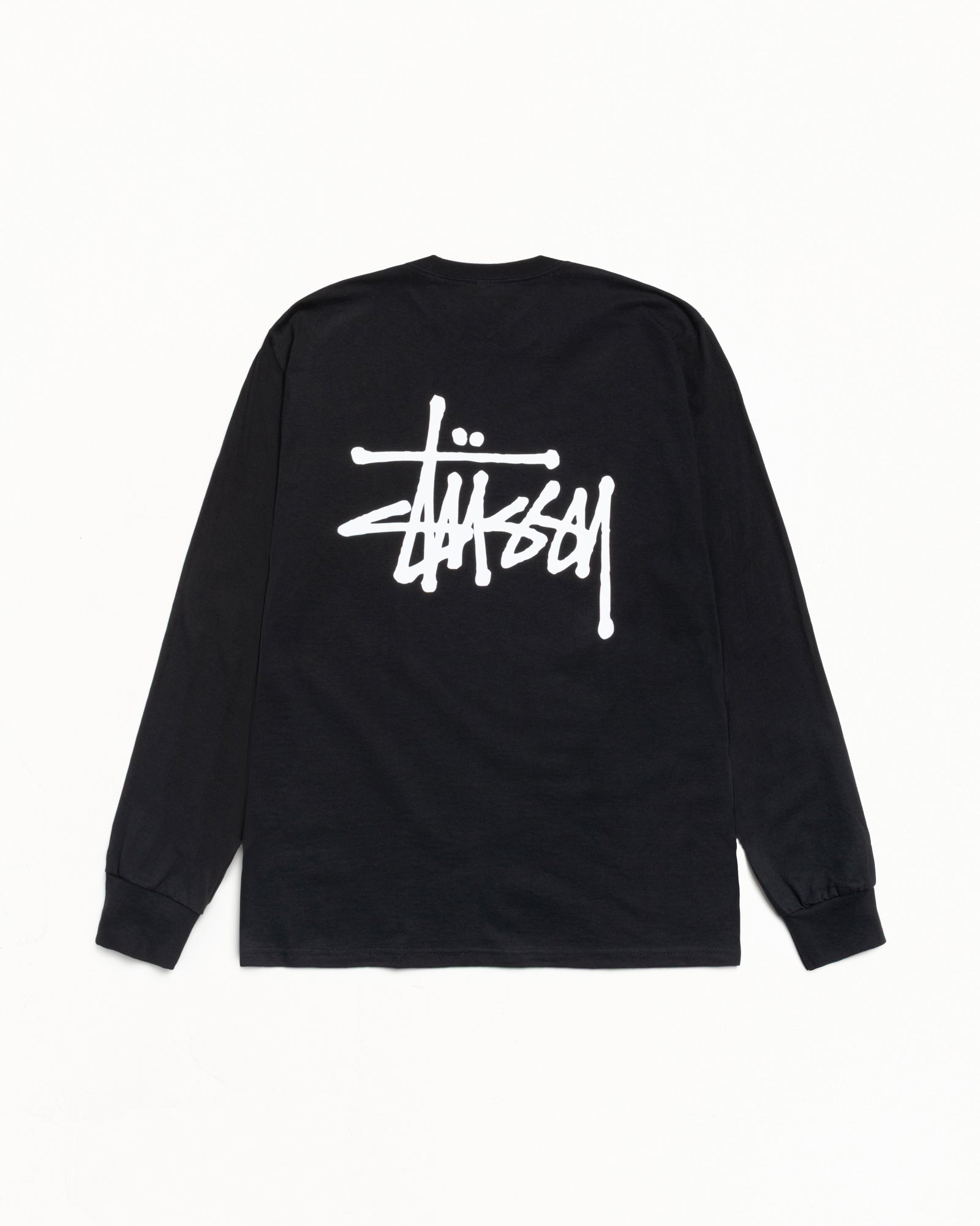 Basic Stüssy Ls Tee – Black | Tees | Stüssy Canada