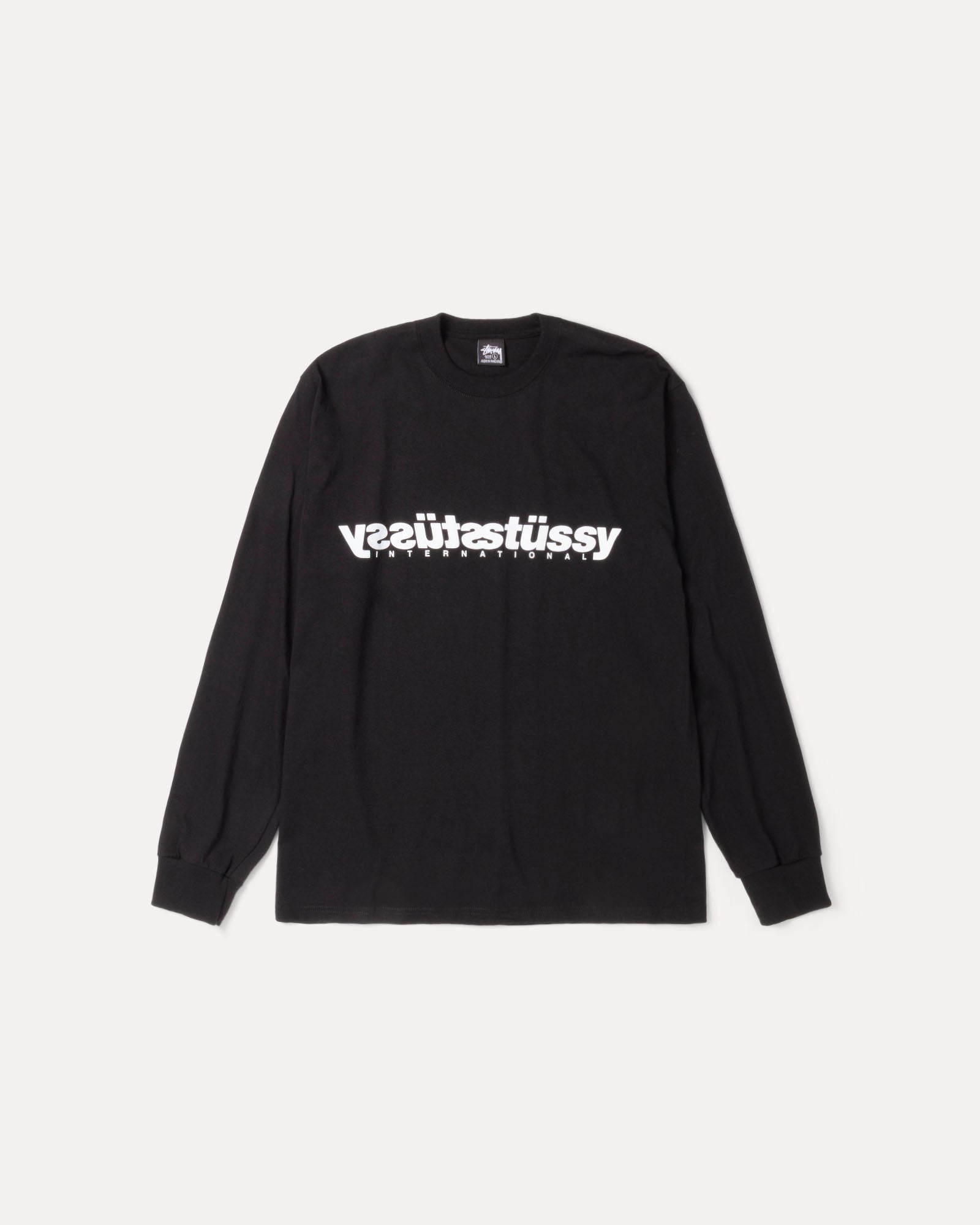 Mirror Ls Tee Mens Long Sleeve In Black