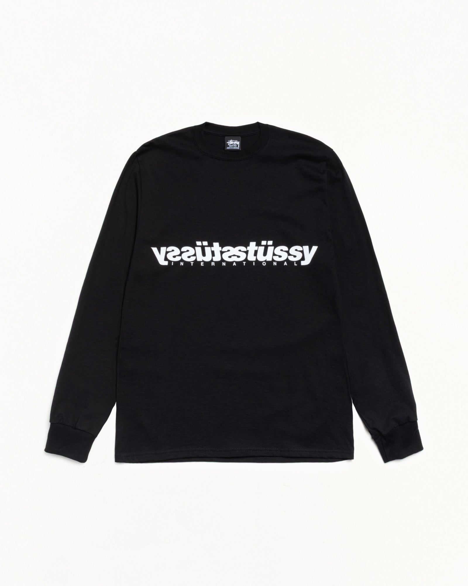 Mirror Ls Tee Mens Long Sleeve In Black