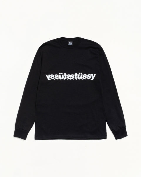 Mirror Ls Tee Mens Long Sleeve In Black