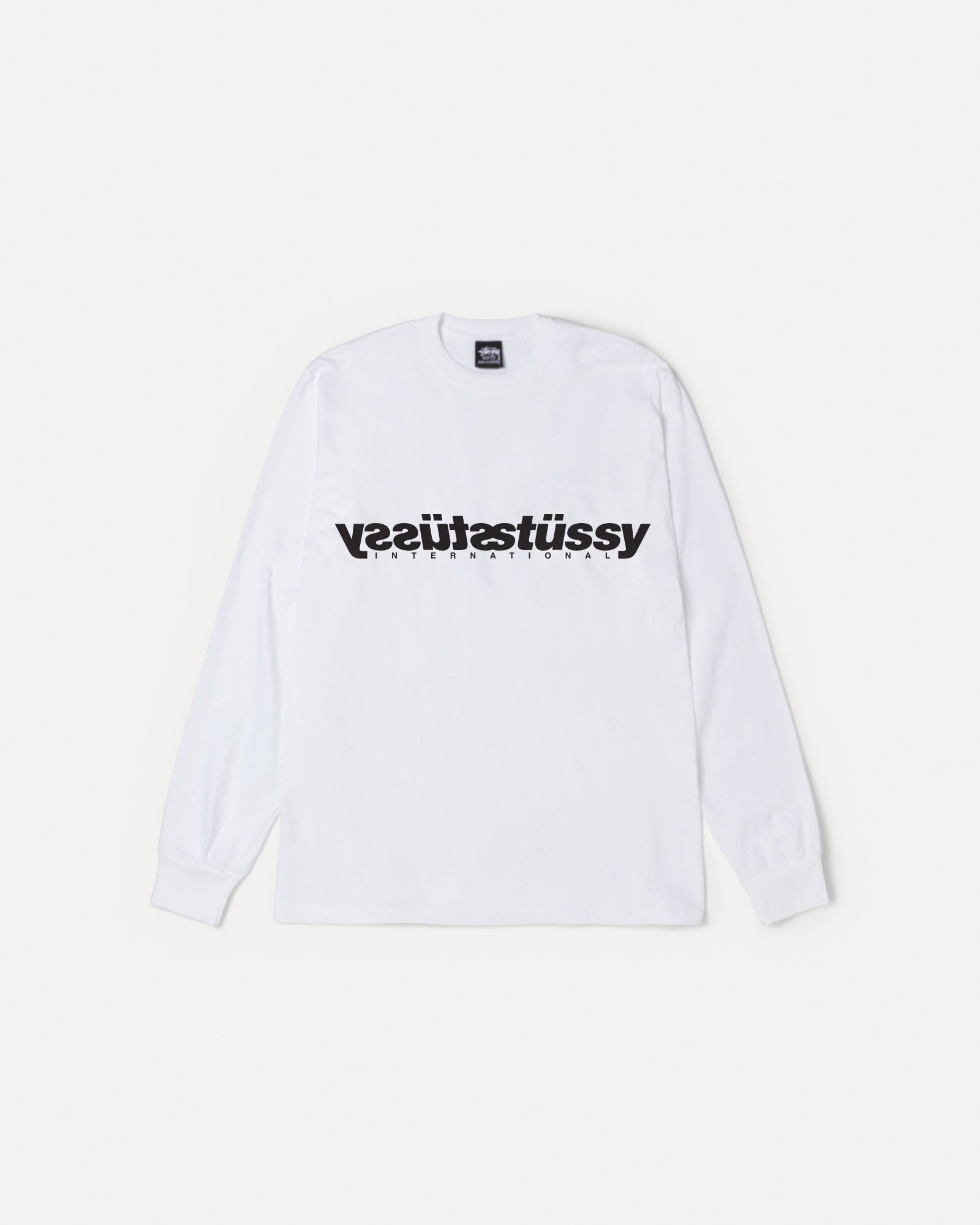 Mirror Ls Tee Mens Long Sleeve In White