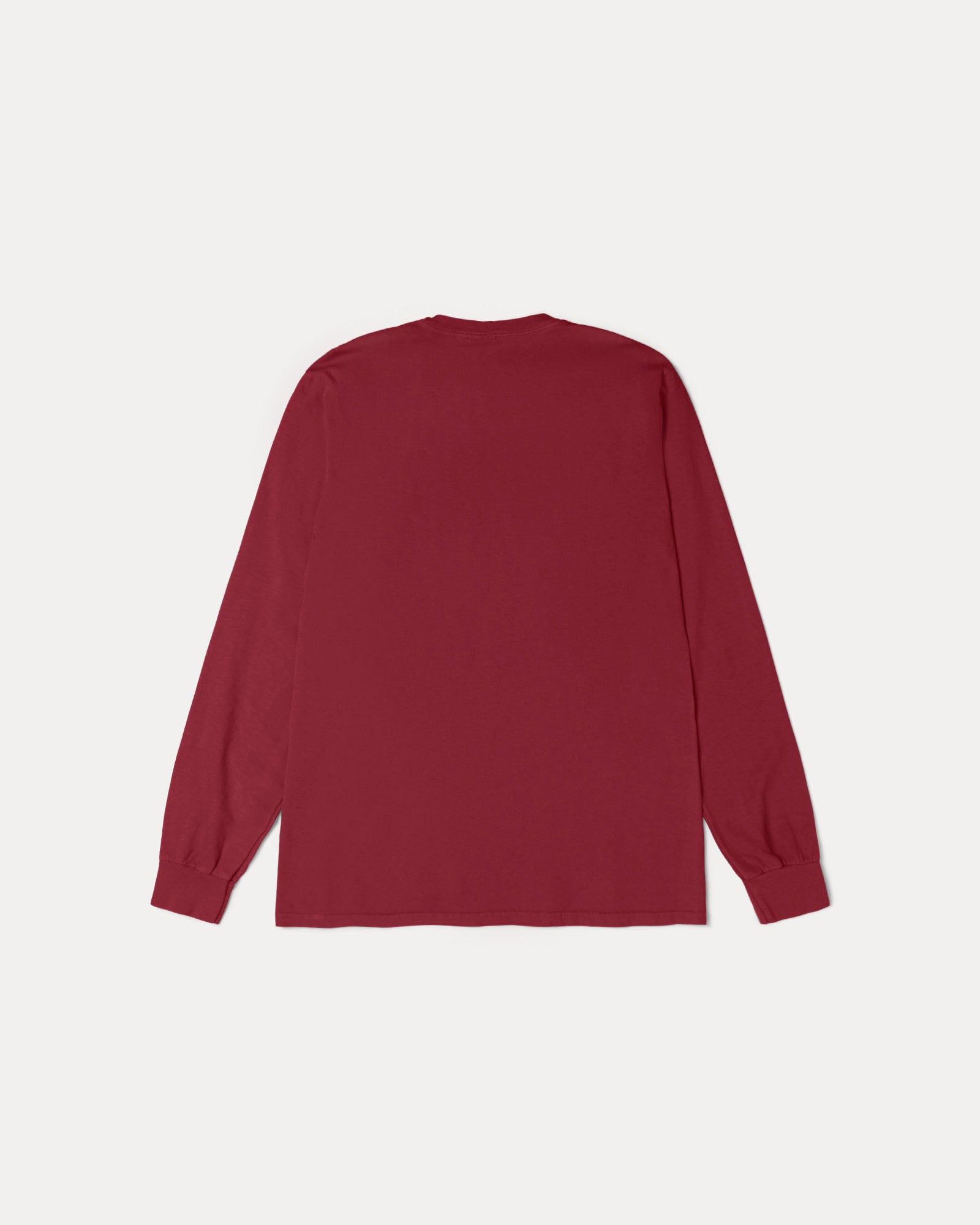 Mirror Ls Tee Mens Long Sleeve In Wine