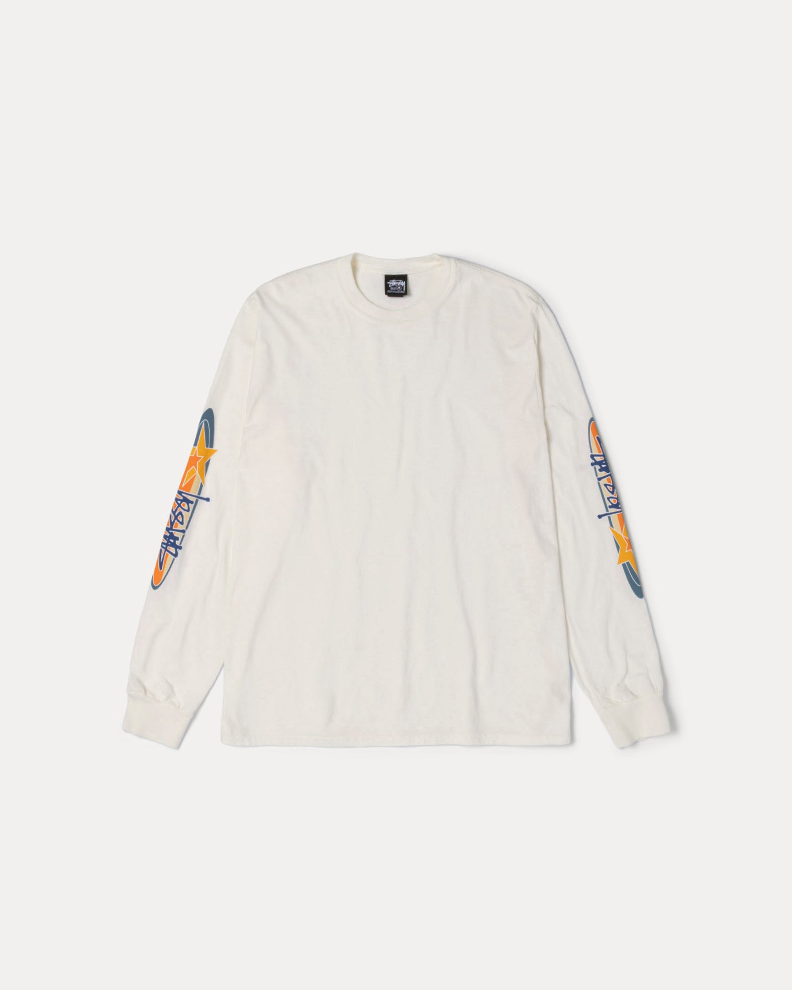 Two Star Pig. Dyed Ls Tee Mens Long Sleeve In Natural