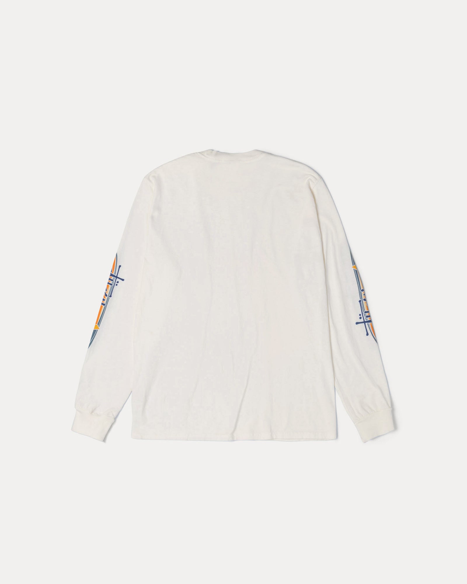 Two Star Pig. Dyed Ls Tee Mens Long Sleeve In Natural