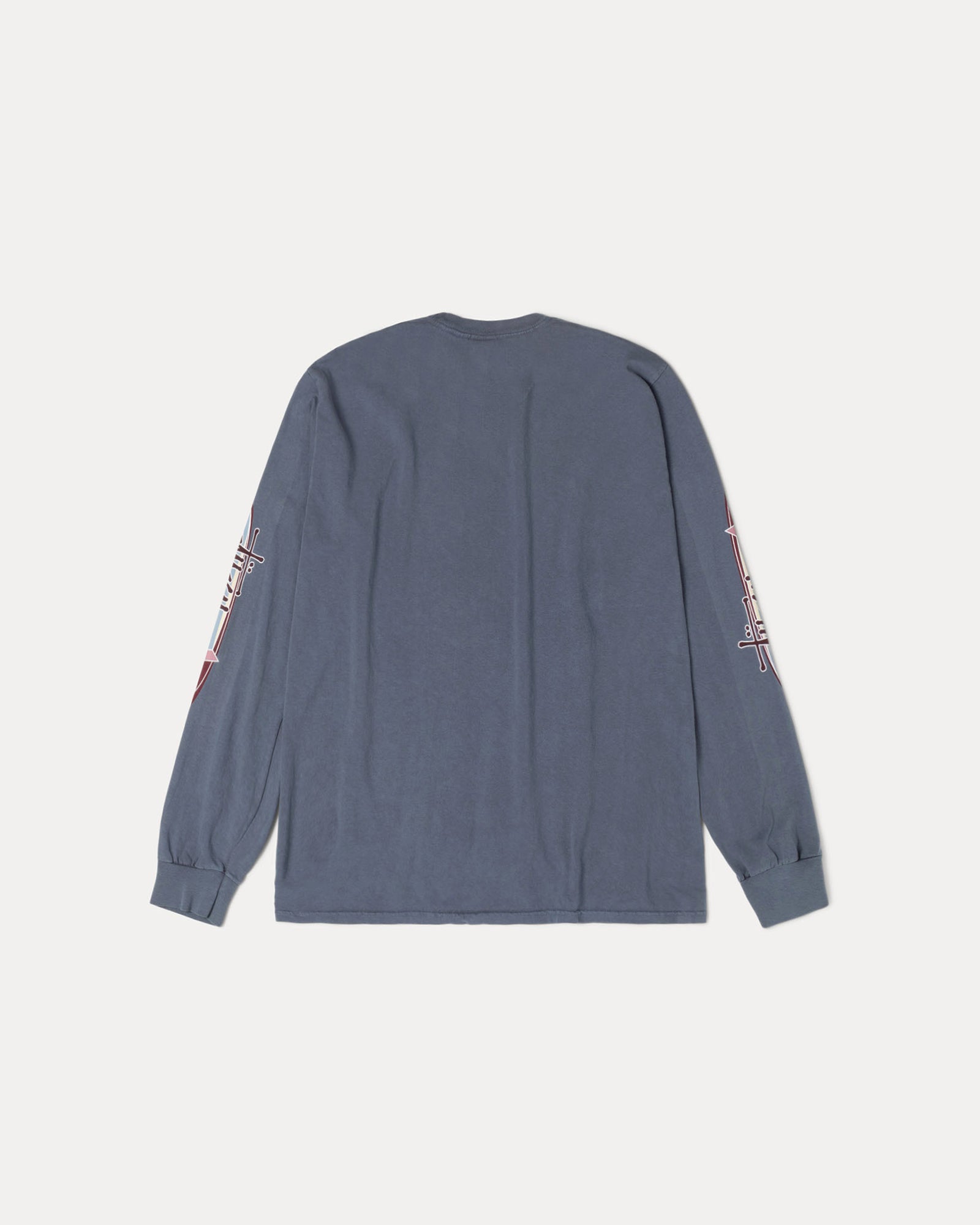 Two Star Pig. Dyed Ls Tee Mens Long Sleeve In Navy