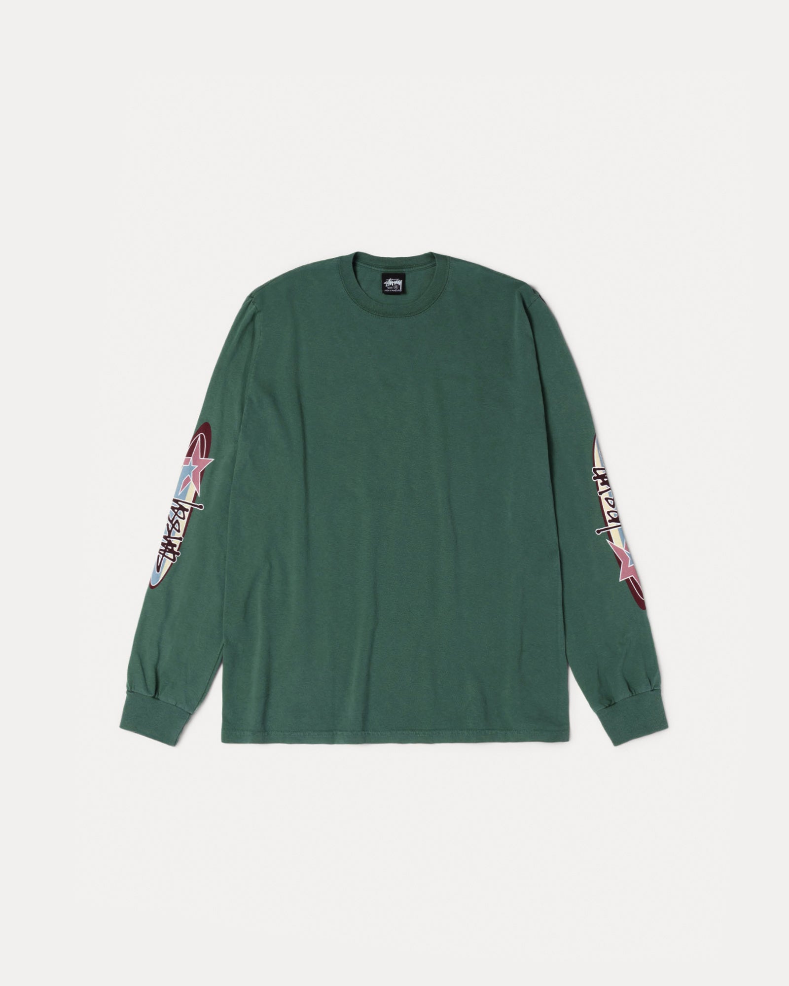 Two Star Pig. Dyed Ls Tee Mens Long Sleeve In Pine