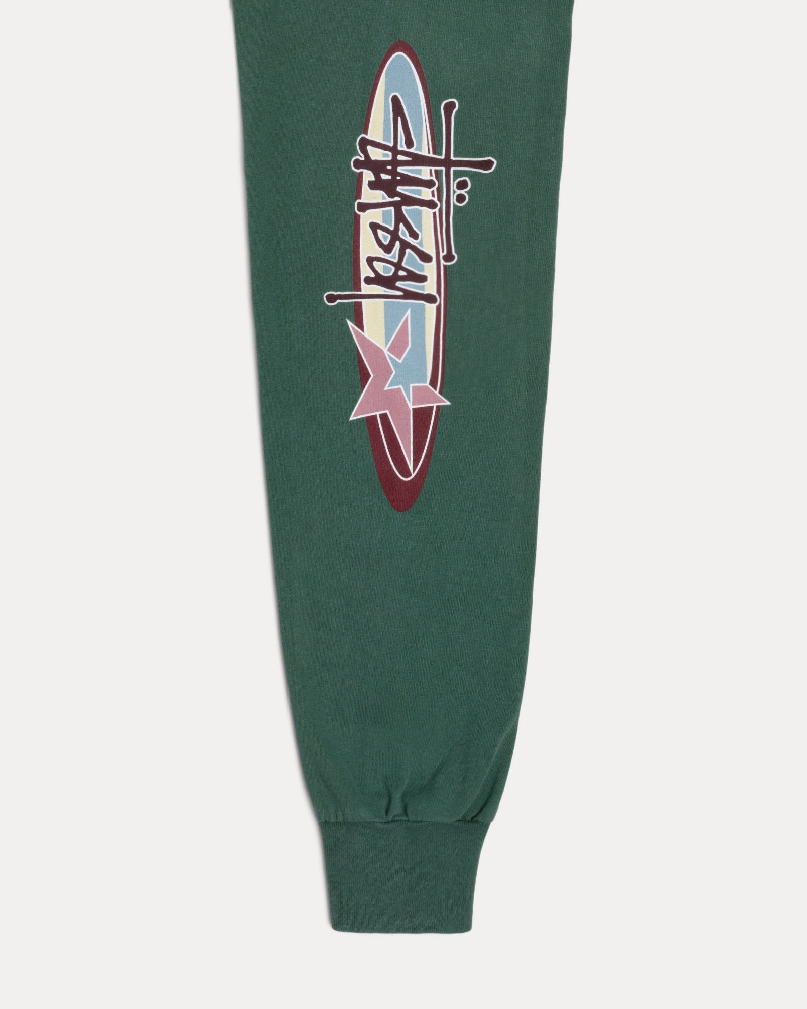 Two Star Pig. Dyed Ls Tee Mens Long Sleeve In Pine