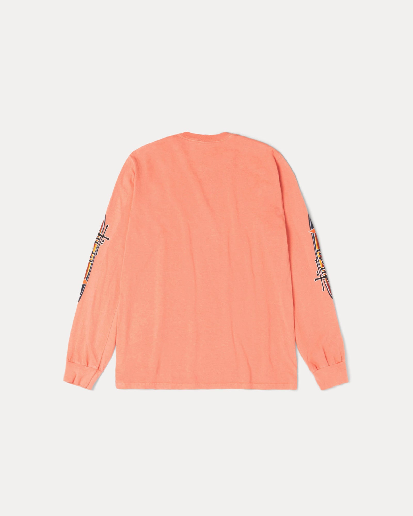 Two Star Pig. Dyed Ls Tee Mens Long Sleeve In Sherbert