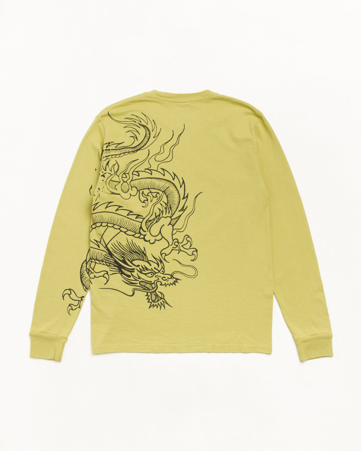 Dragon Pig. Dyed Ls Tee Unisex Long Sleeve In Palm
