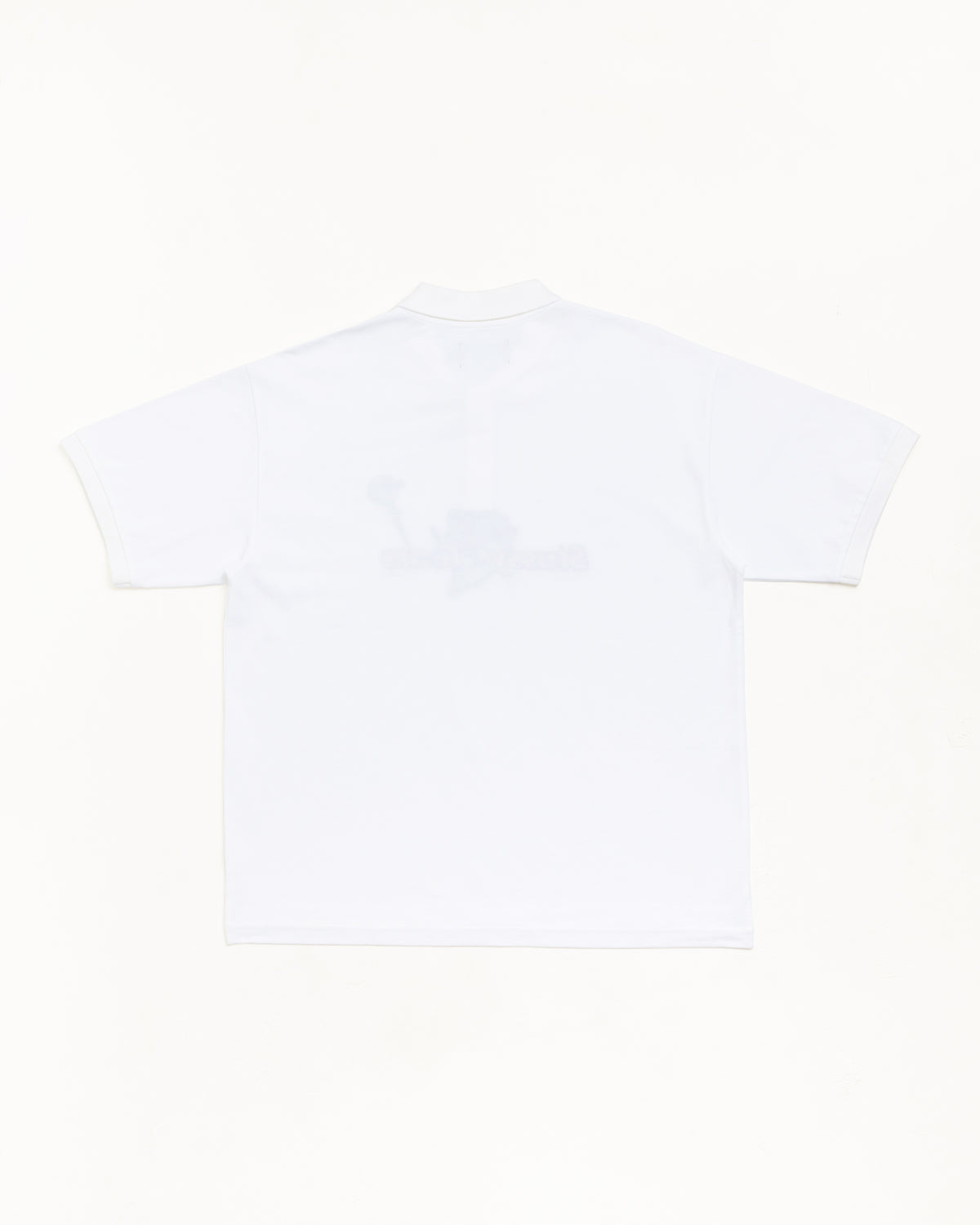 Stussy Tears Polo Unisex Short Sleeve In White