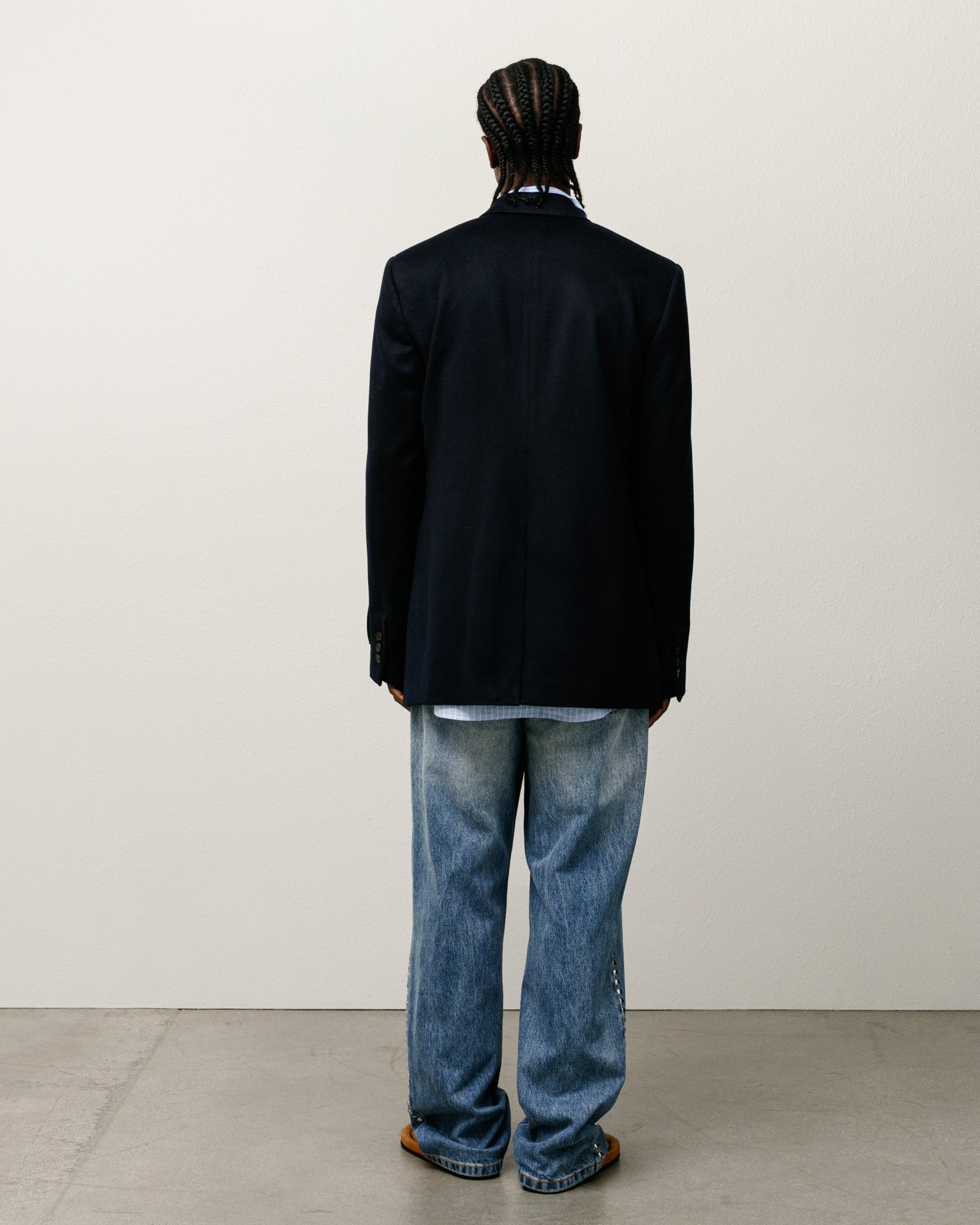 Wb Db Blazer Mens Long Sleeve In Navy