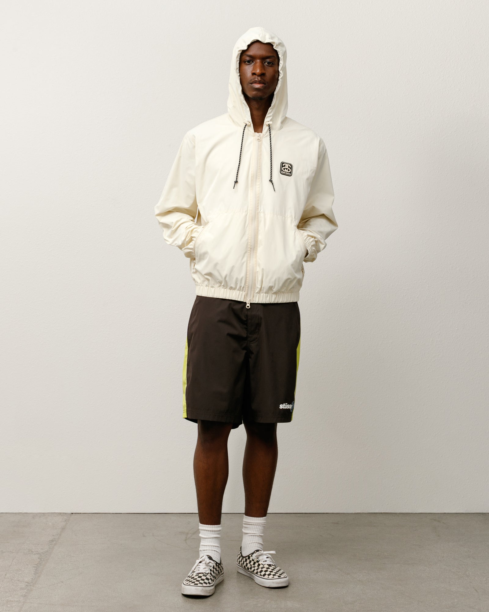 Wb Windbreaker Mens Long Sleeve In Ivory