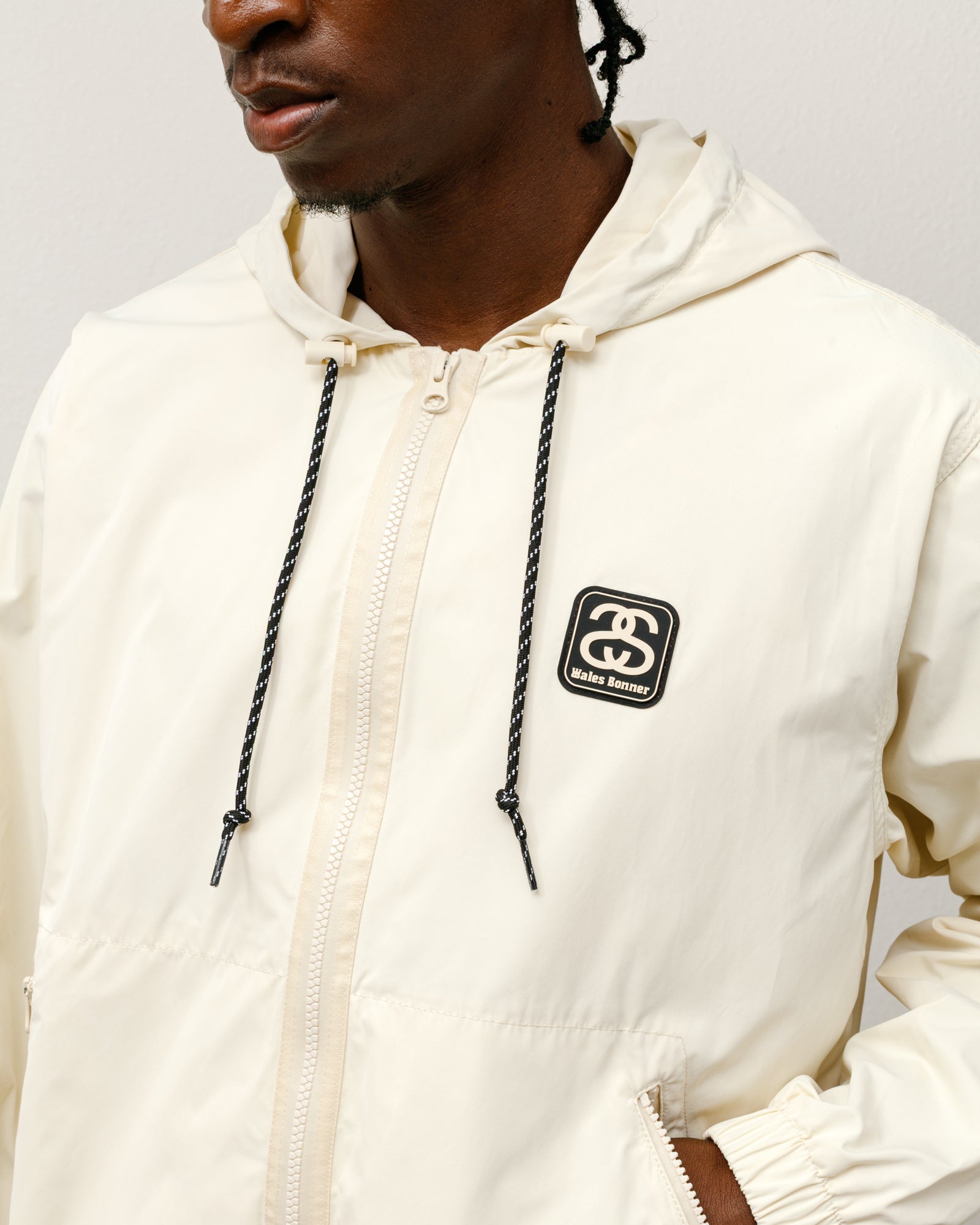 Wb Windbreaker Mens Long Sleeve In Ivory