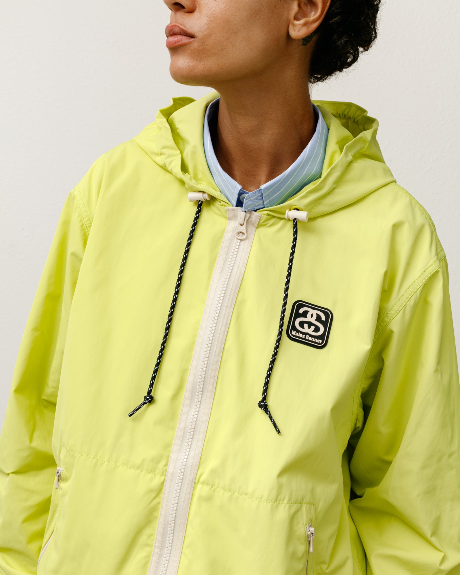 Wb Windbreaker Mens Long Sleeve In Lime