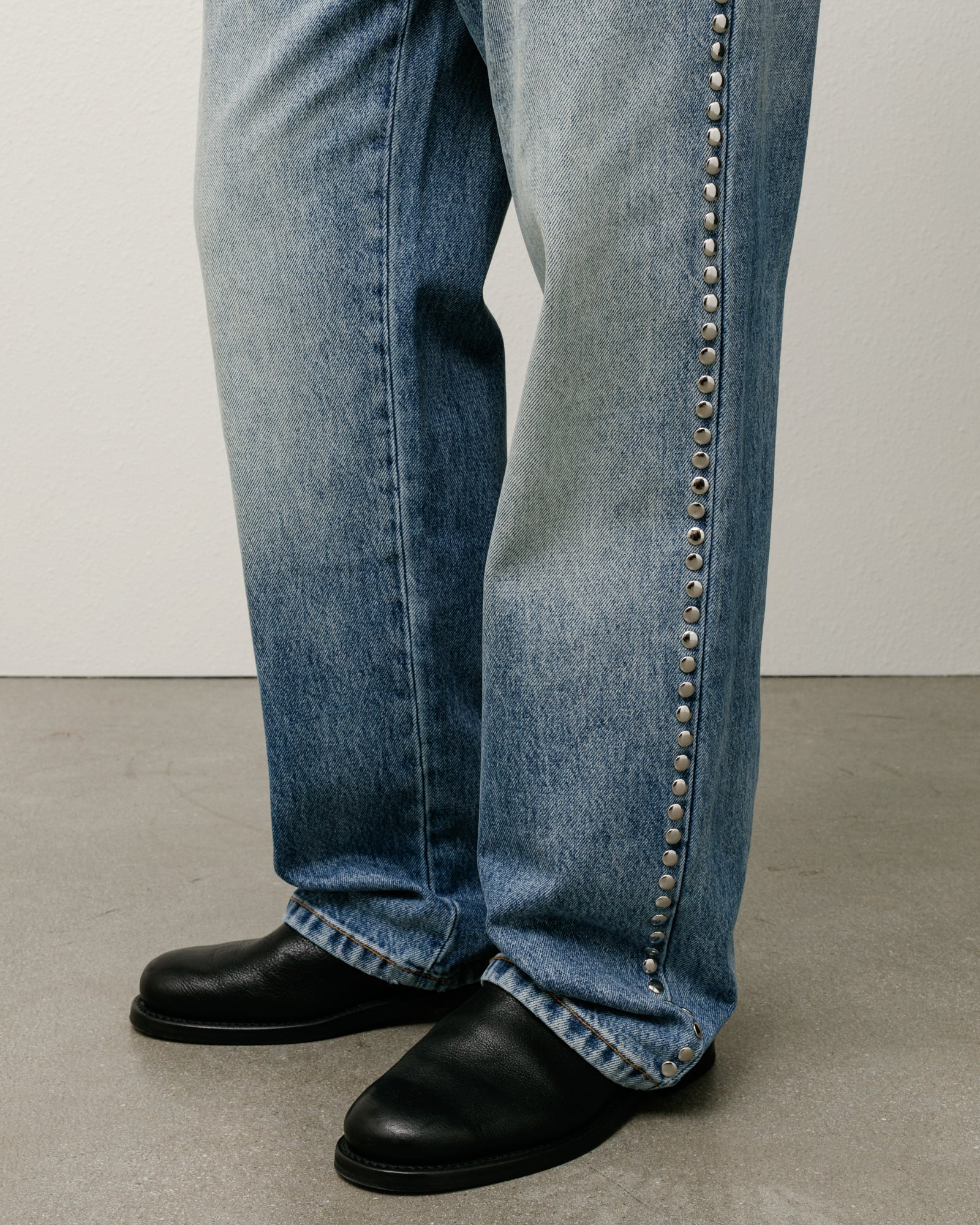 Wb Denim Pant Mens Regular In Washed Blue