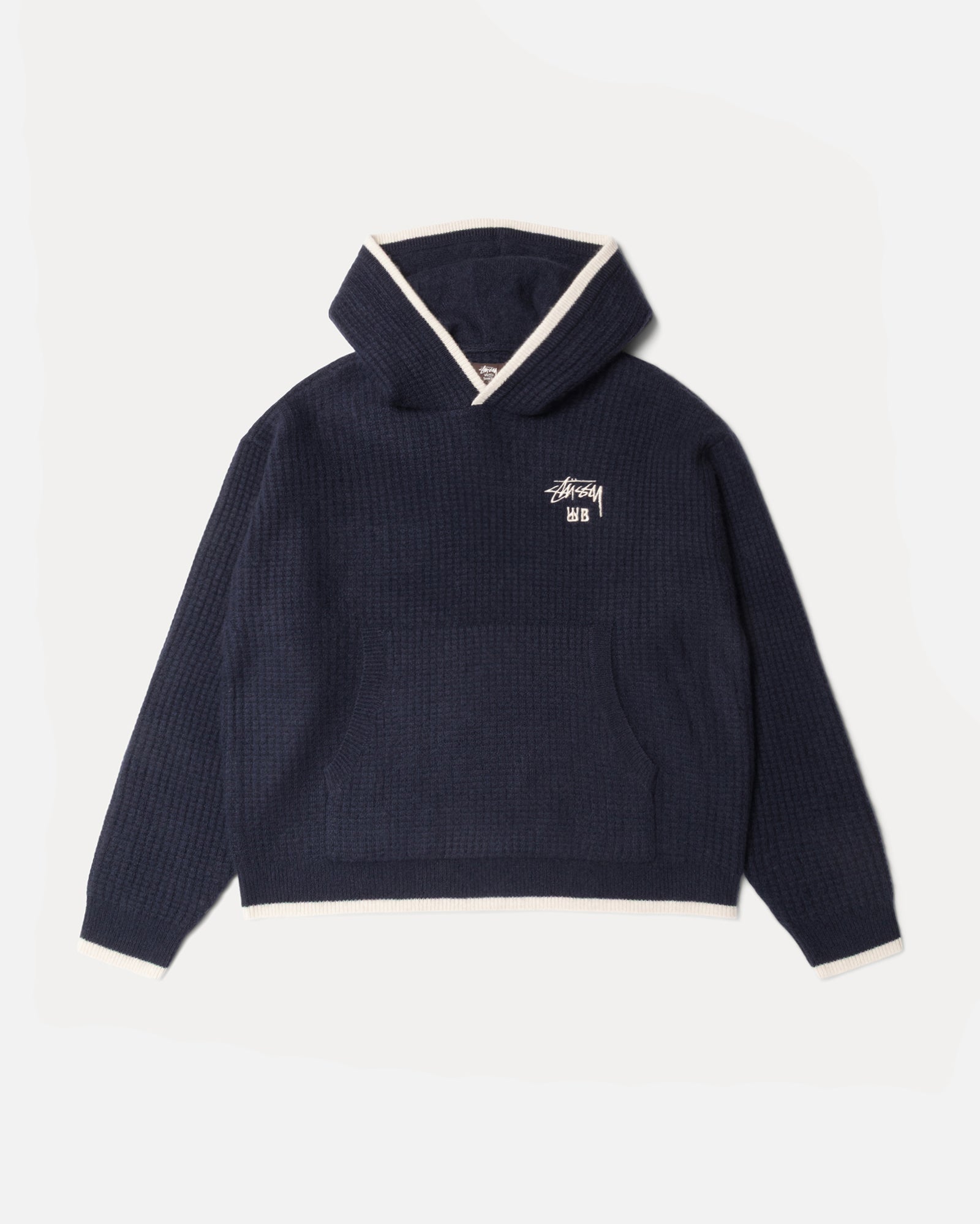 Wb Cashmere Hood Mens Long Sleeve In Navy