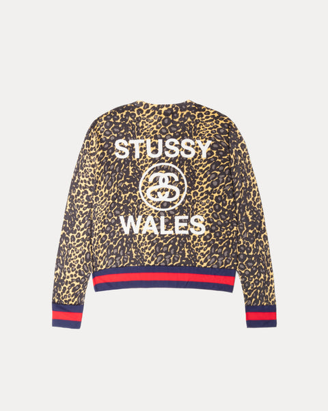 Wb Leopard Sweater Mens Long Sleeve In Golden