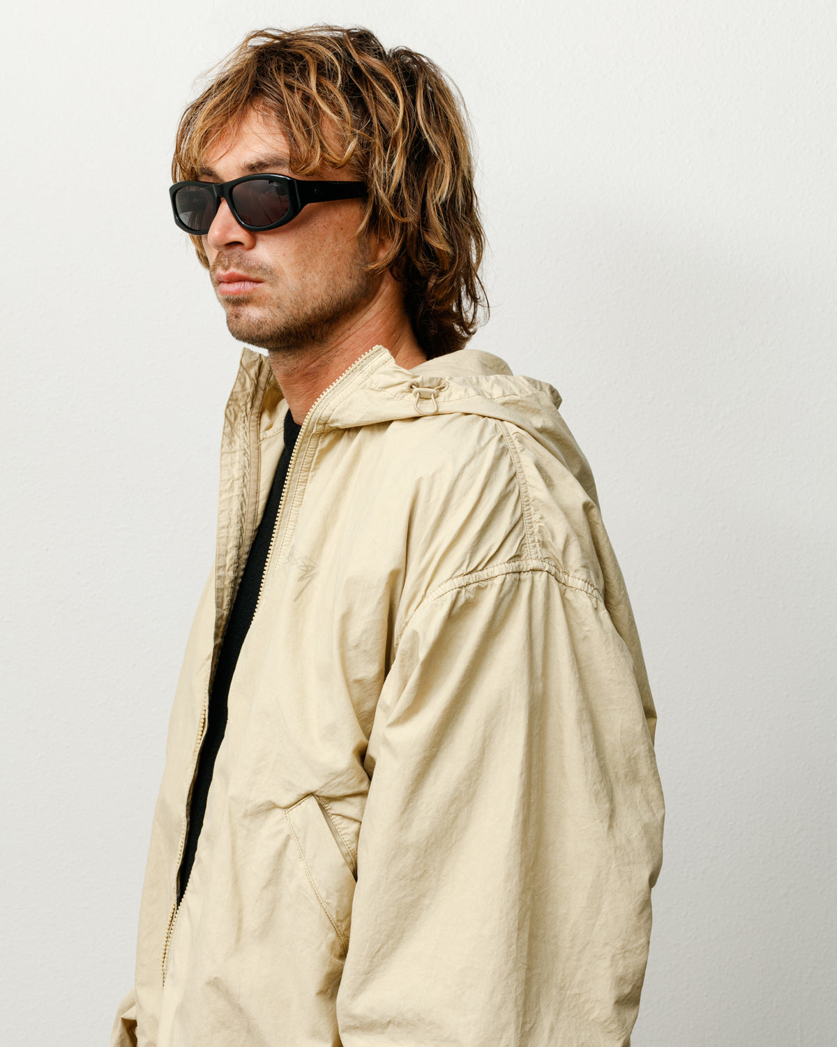 Landon Sunglasses – Black/Black Lens | Eyegear | Stüssy Canada