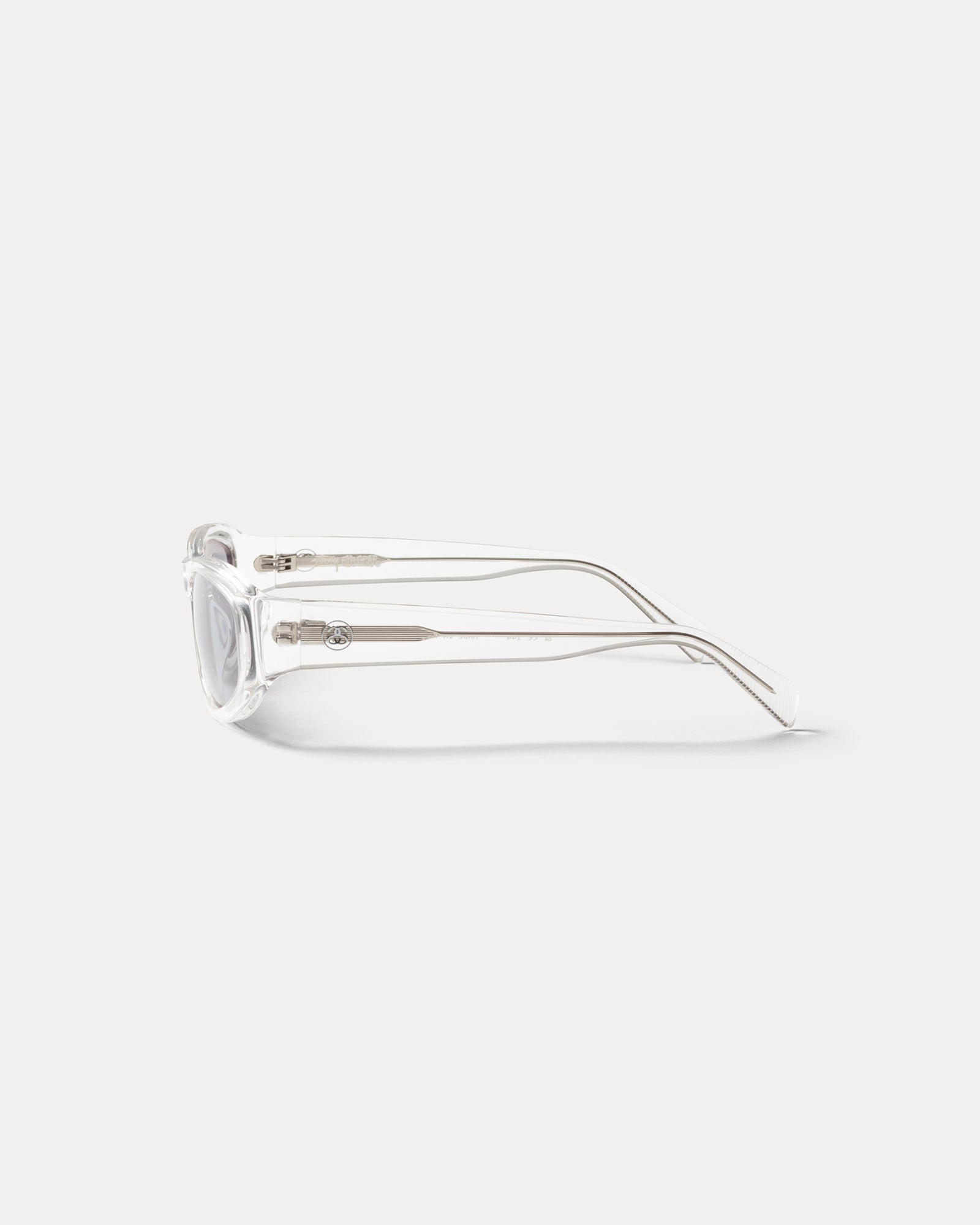 Landon Sunglasses Accessories In Crystal / Grey Lens