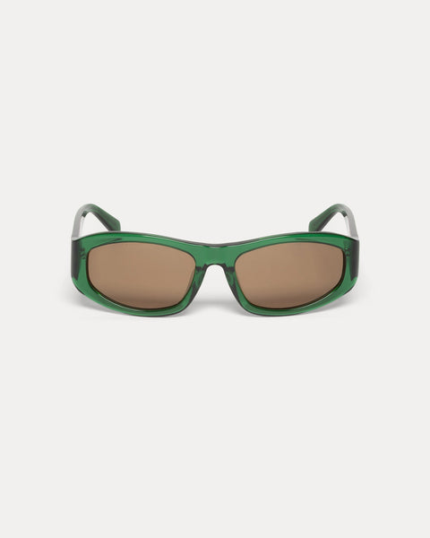 Landon Sunglasses Accessories In Emerald / Brown Lens