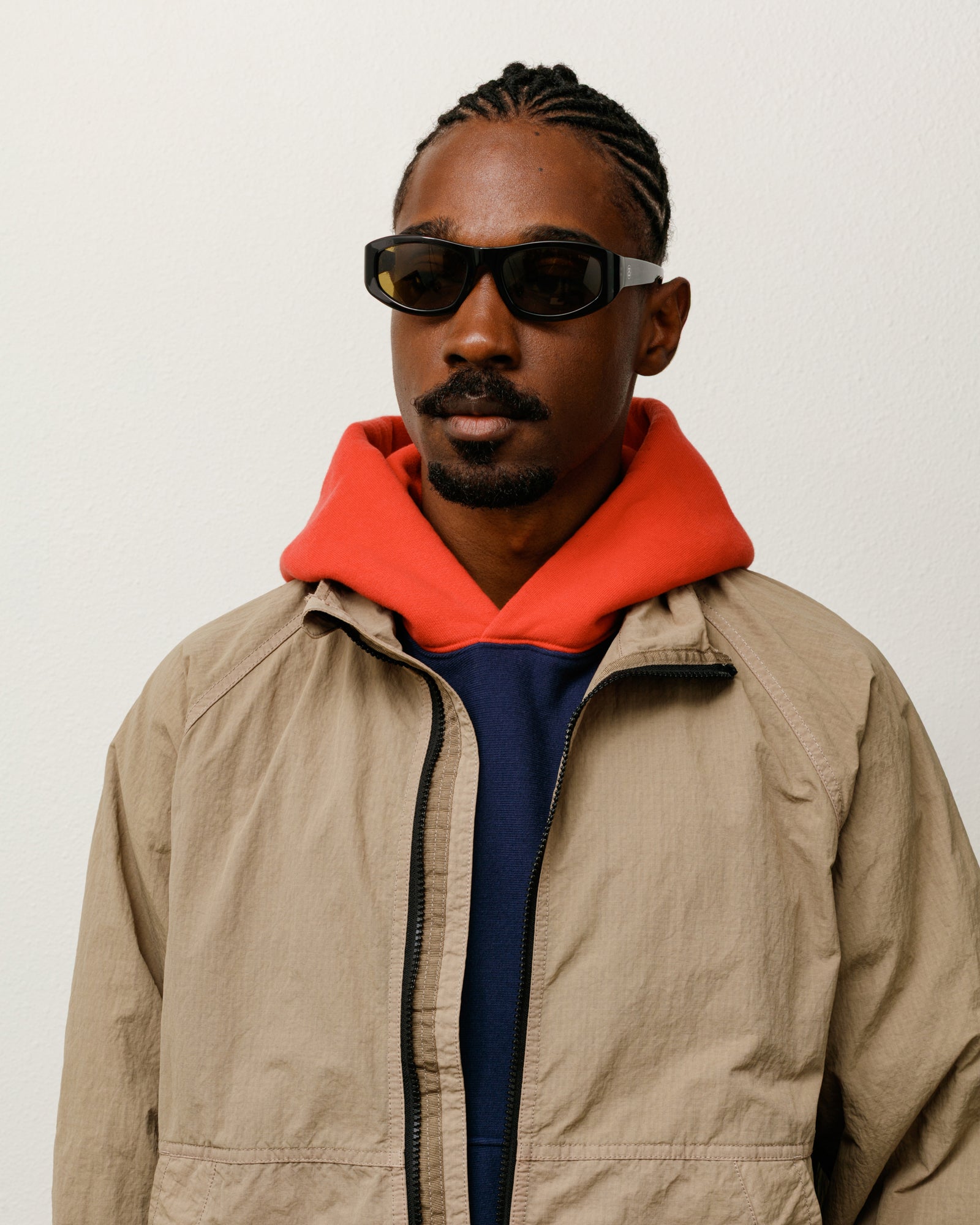 Landon Sunglasses Accessories In Onyx / Olive Lens
