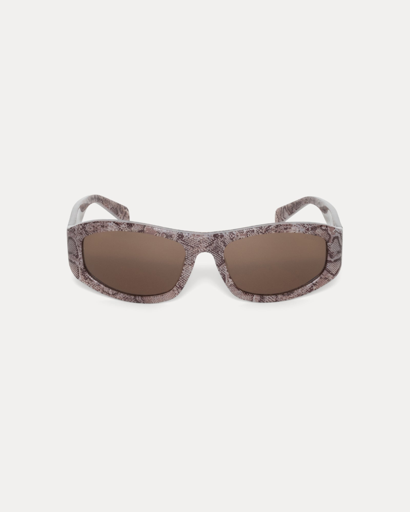 Landon Sunglasses Accessories In Snake Skin/brown