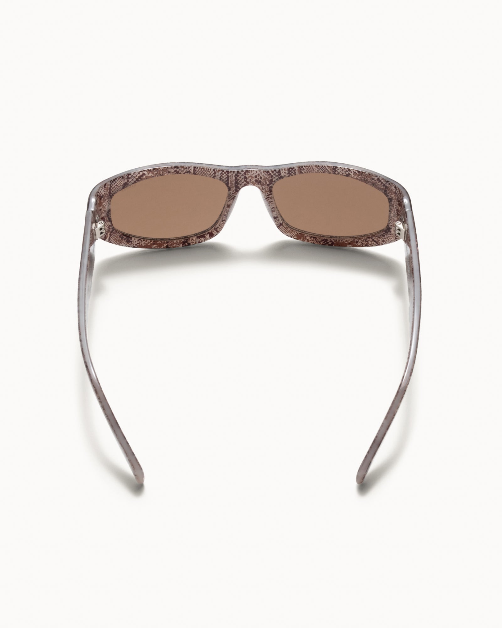 Landon Sunglasses Accessories In Snake Skin/brown