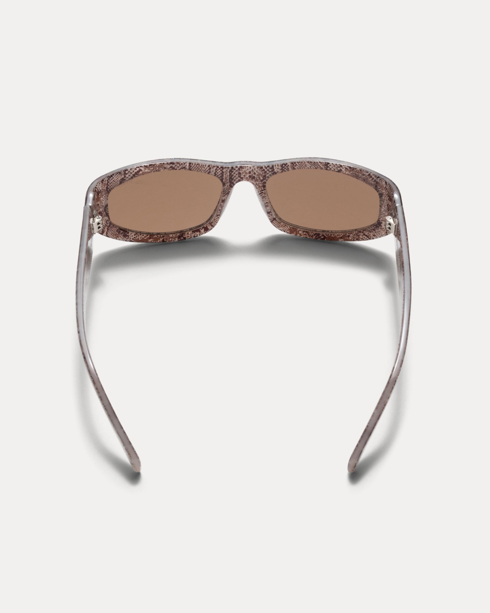 Landon Sunglasses Accessories In Snake Skin/brown