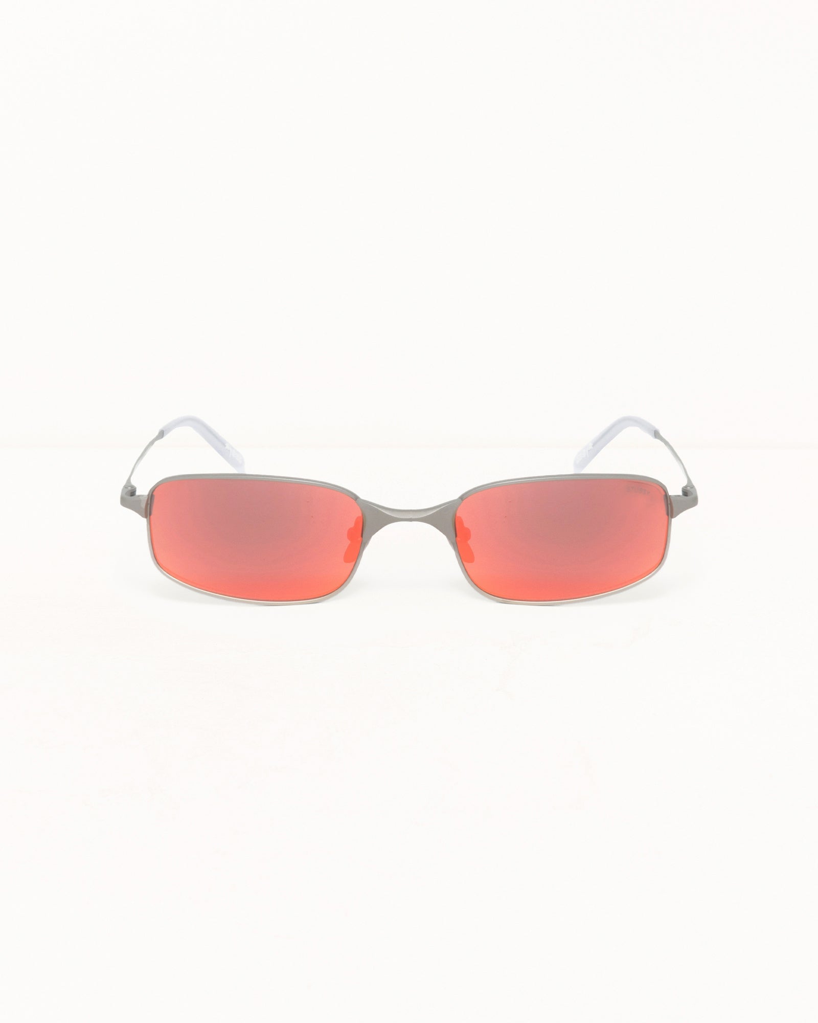 Simon Sunglasses Accessories In Matte Silver/sunflare Mirror