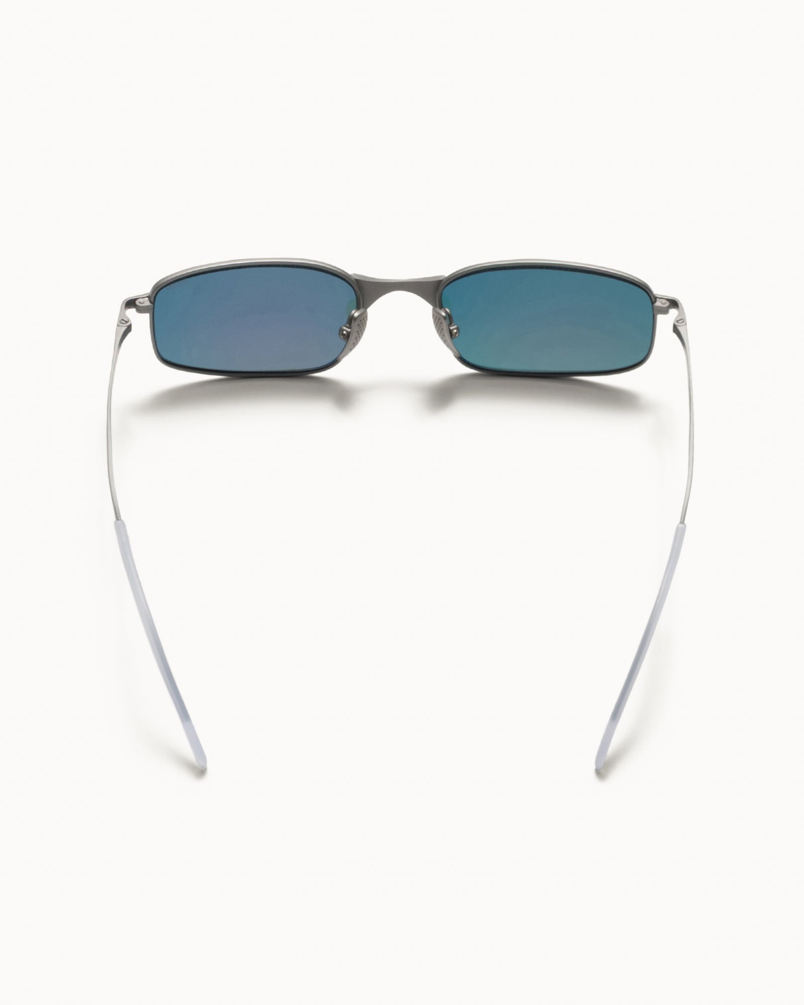 Simon Sunglasses Accessories In Matte Silver/sunflare Mirror